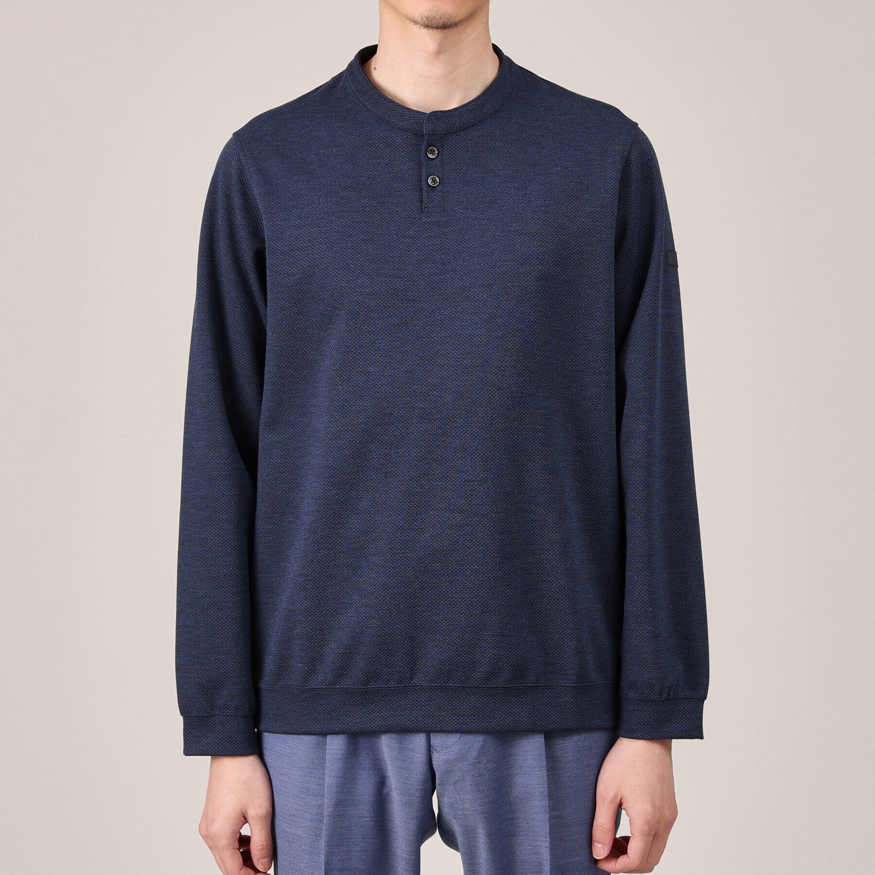 TAKEO KIKUCHI「メランジ ハニカム プルーバー」|Tシャツ・カットソー|