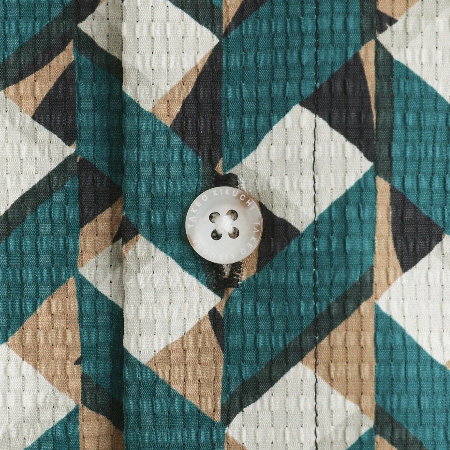 TAKEO KIKUCHI「【COOL CITY WEAR】籠目アート柄 サッカーシャツ /通気性」|シャツ・ブラウス|