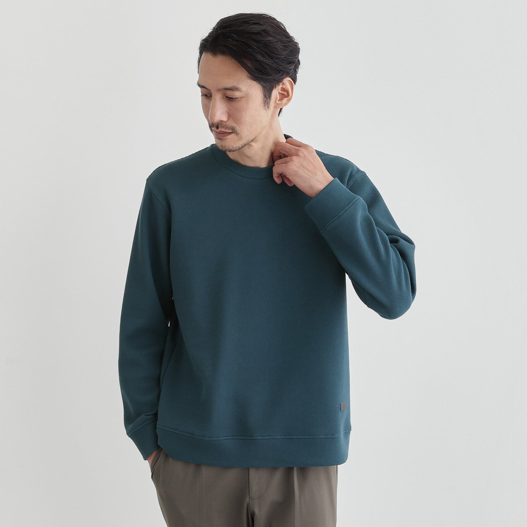 TAKEO KIKUCHI「【尾州織】クルーネック カットソー」|Tシャツ・カットソー|