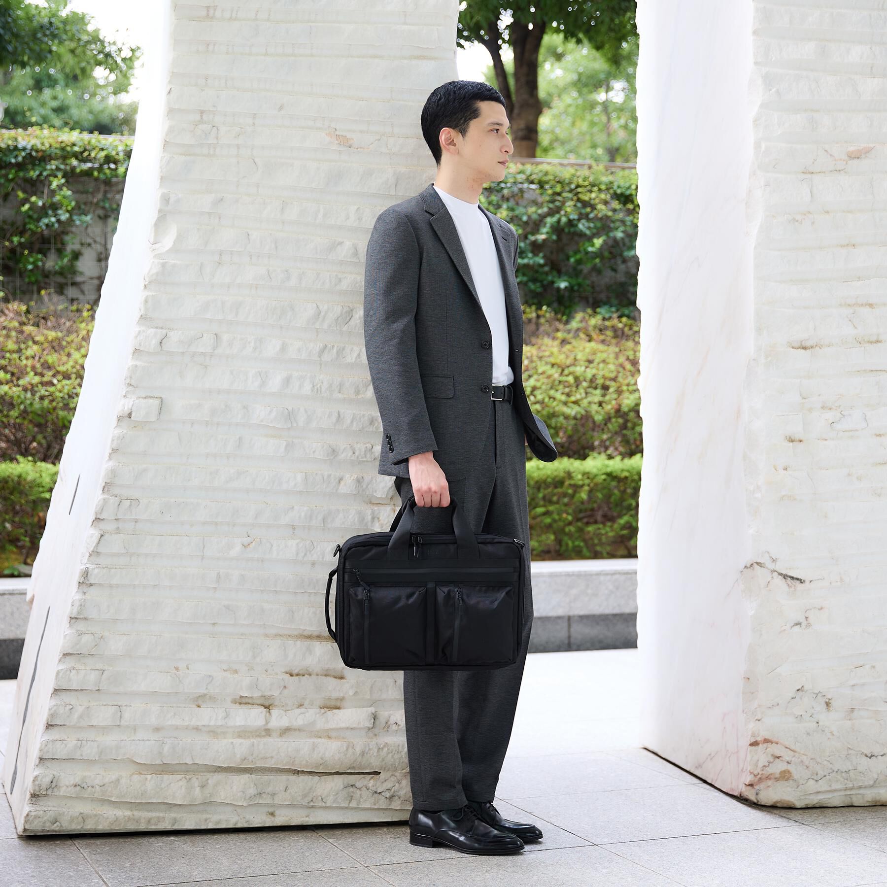 TAKEO KIKUCHI「【3WAY】ラージキャパシティ ブリーフバッグ」|ビジネスバッグ|