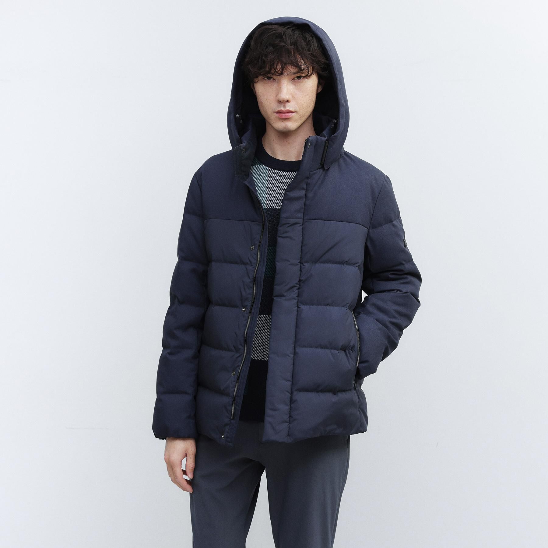 TAKEO KIKUCHI「カラーコンビ ダウンブルゾン」|ダウン|