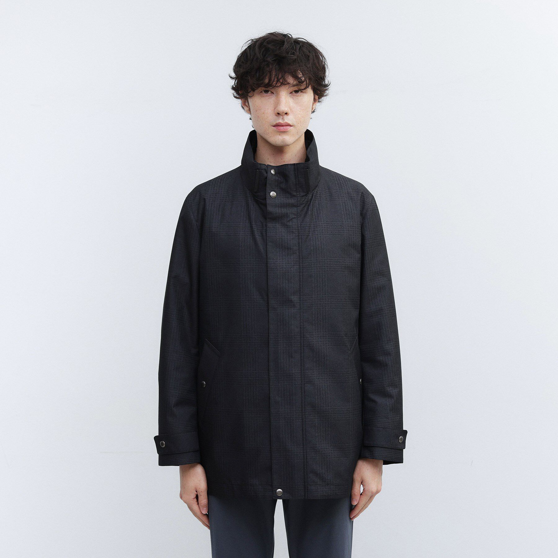 TAKEO KIKUCHI「【3WAY】グレンチェック ダウンライナー ブルゾン」|ブルゾン・スタジャン|