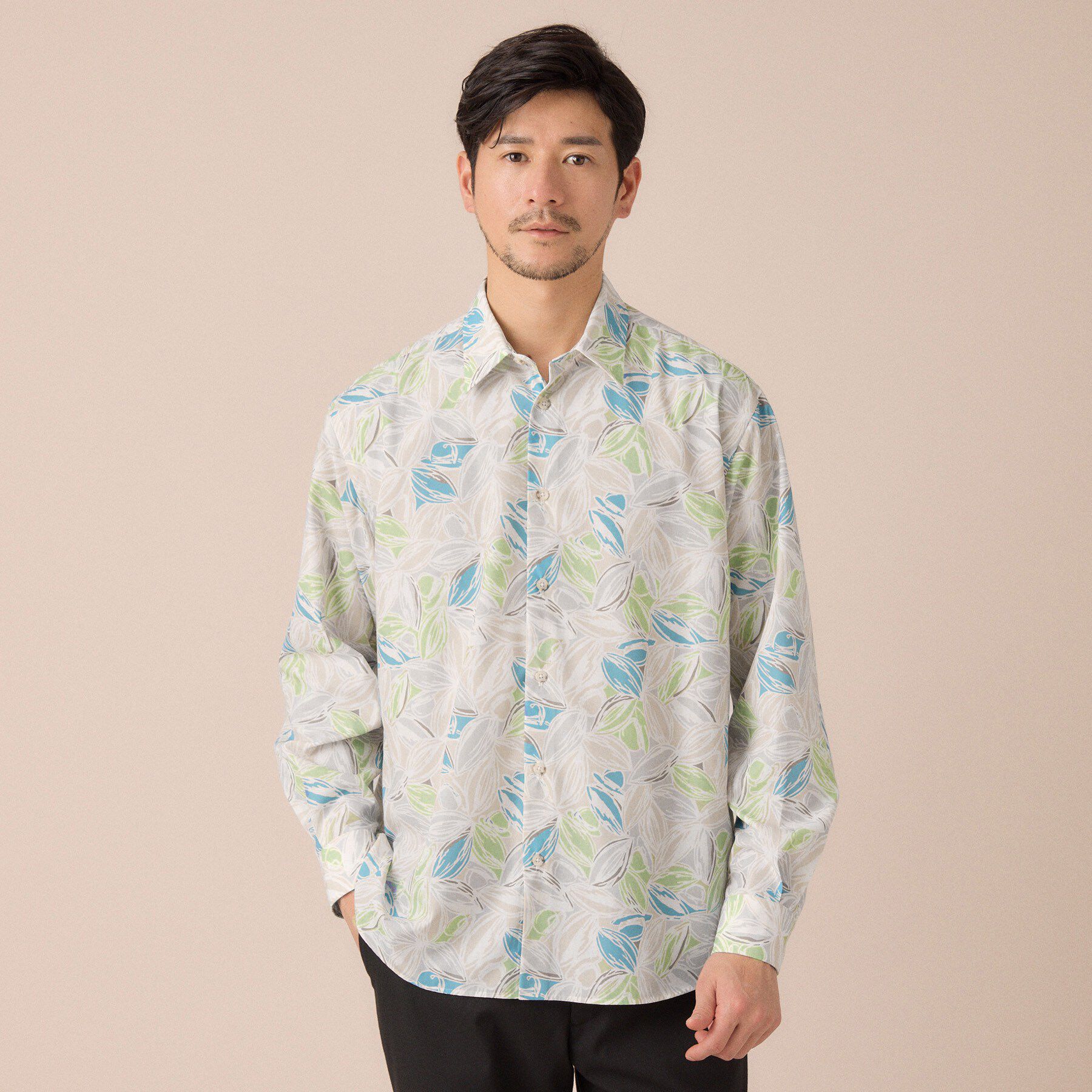 TAKEO KIKUCHI「カカオ柄プリントシャツ」|シャツ・ブラウス|