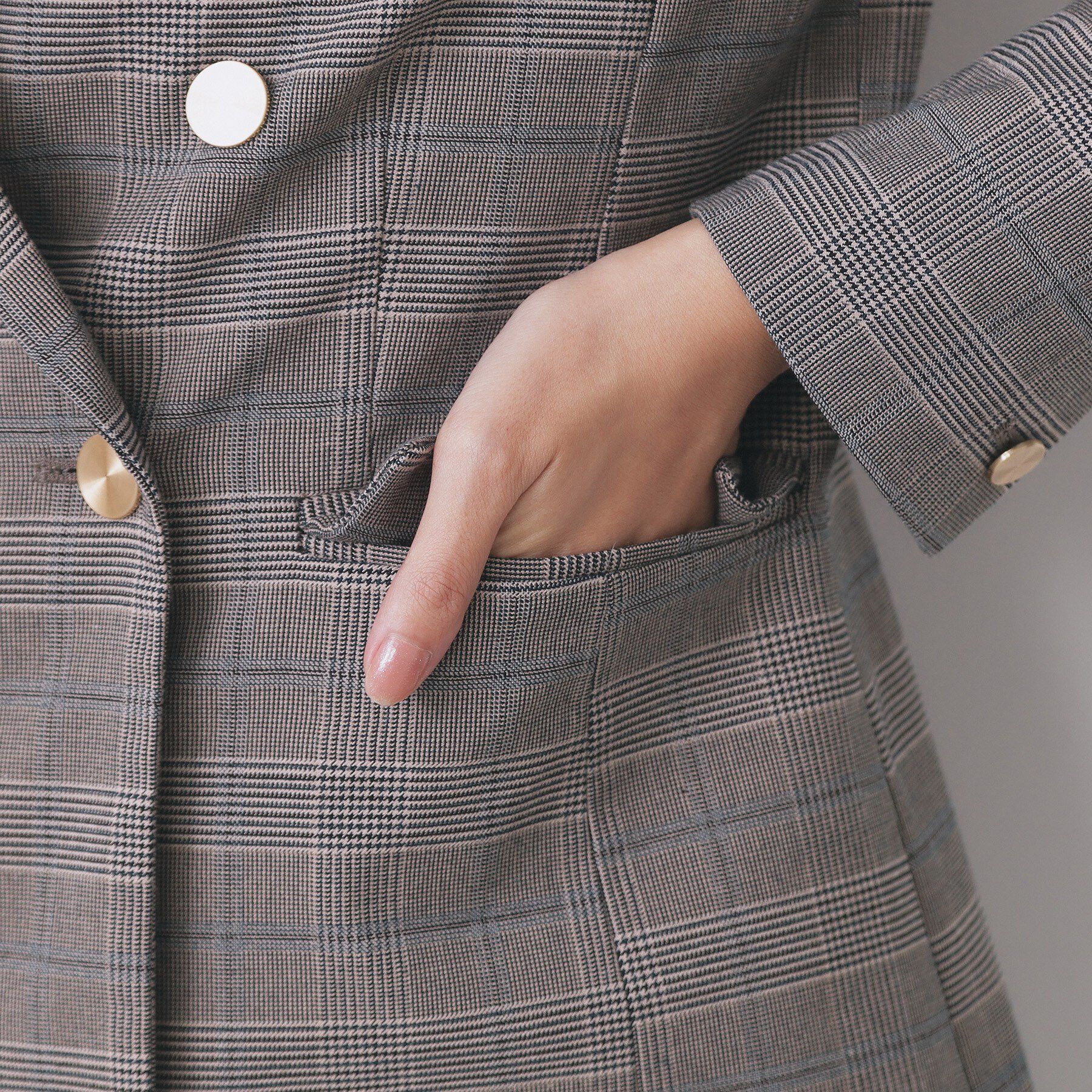 index「《Oggi掲載》ダブルブレストテーラードジャケット/セットアップ対応可【洗える】」|テーラードジャケット|