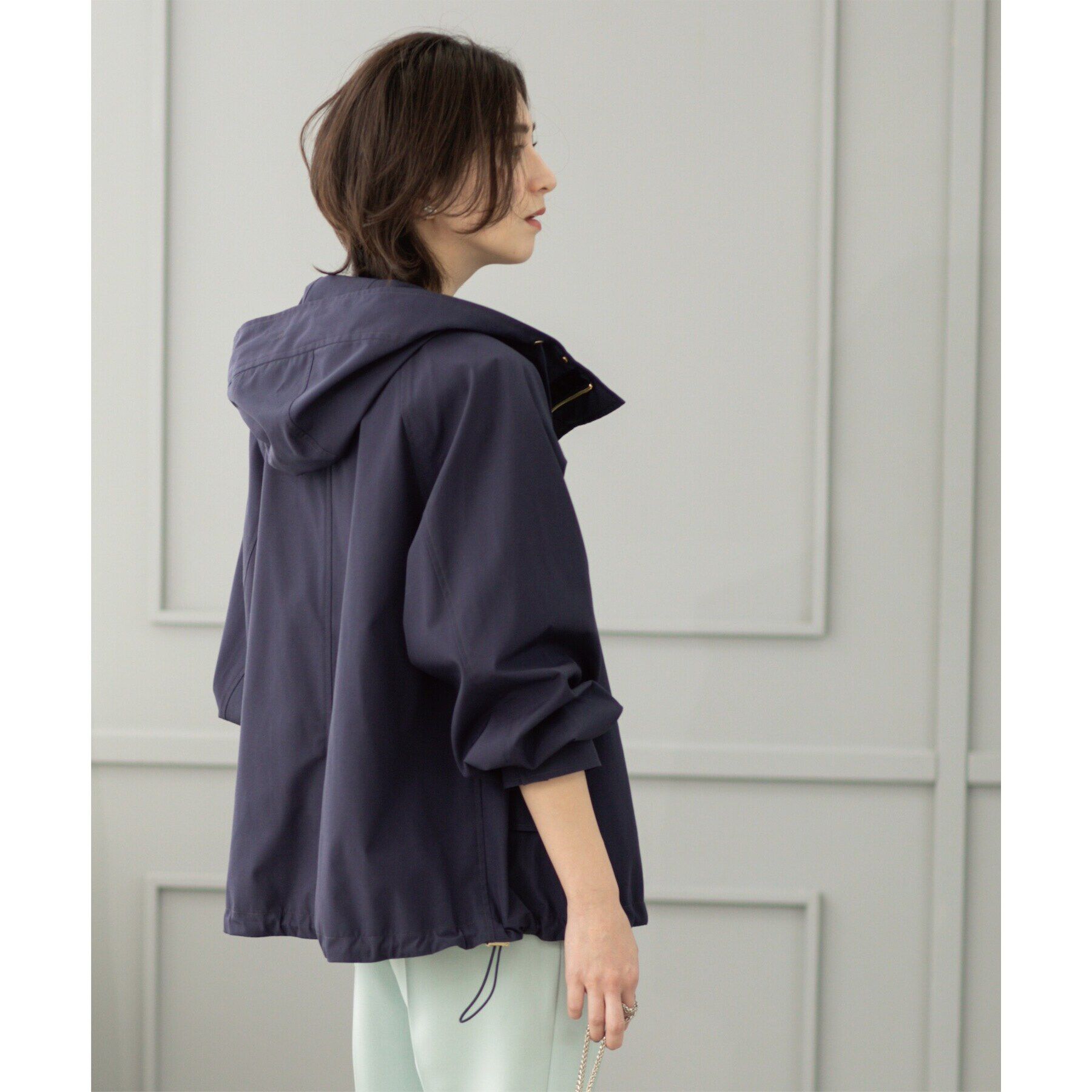 OPAQUE.CLIP「《SS-LLsize》撥水フードブルゾン【洗濯機洗い可/花粉対応】」|ブルゾン・スタジャン|