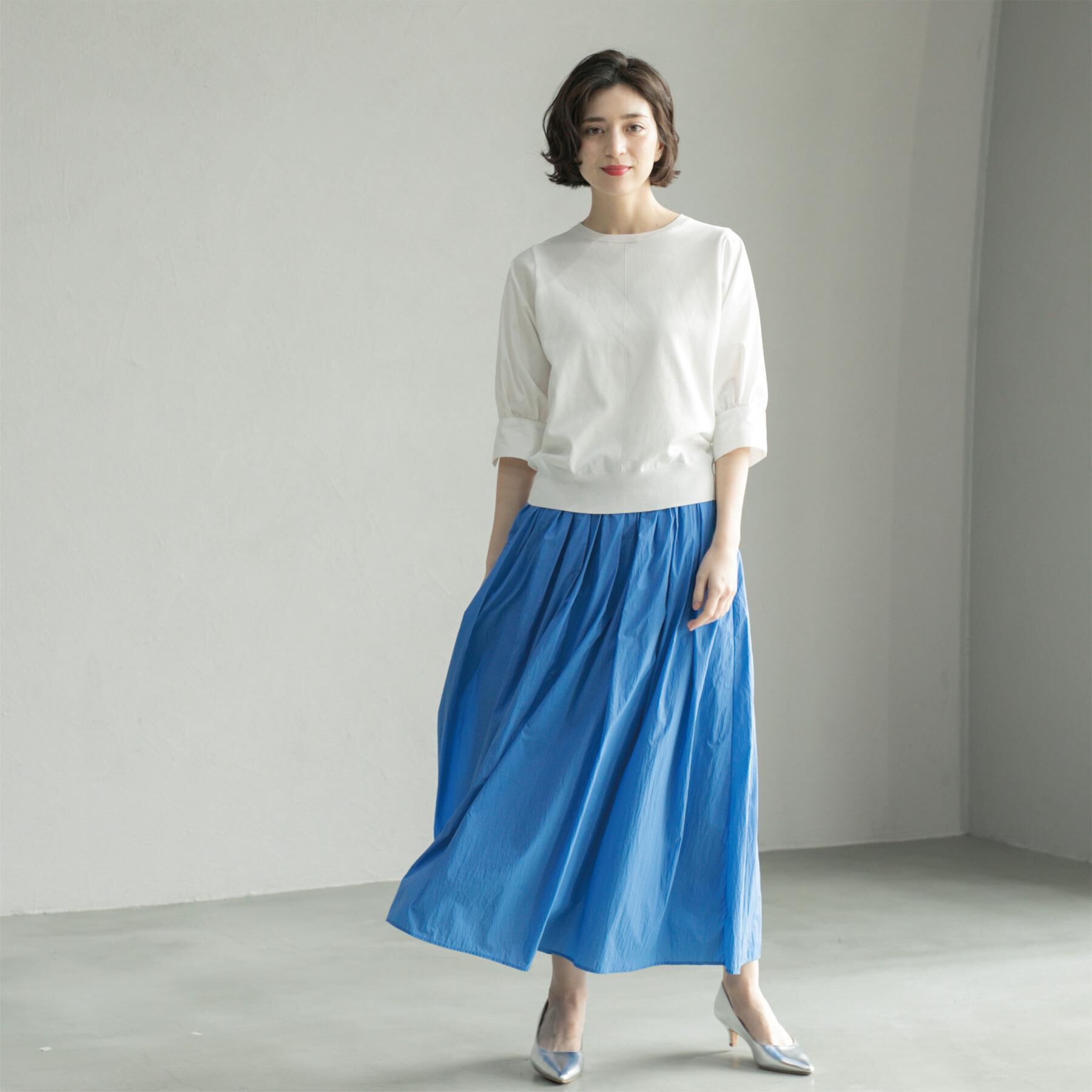 OPAQUE.CLIP「フハクスリーブドッキングニット【洗濯機洗い可】」|ニット・セーター|