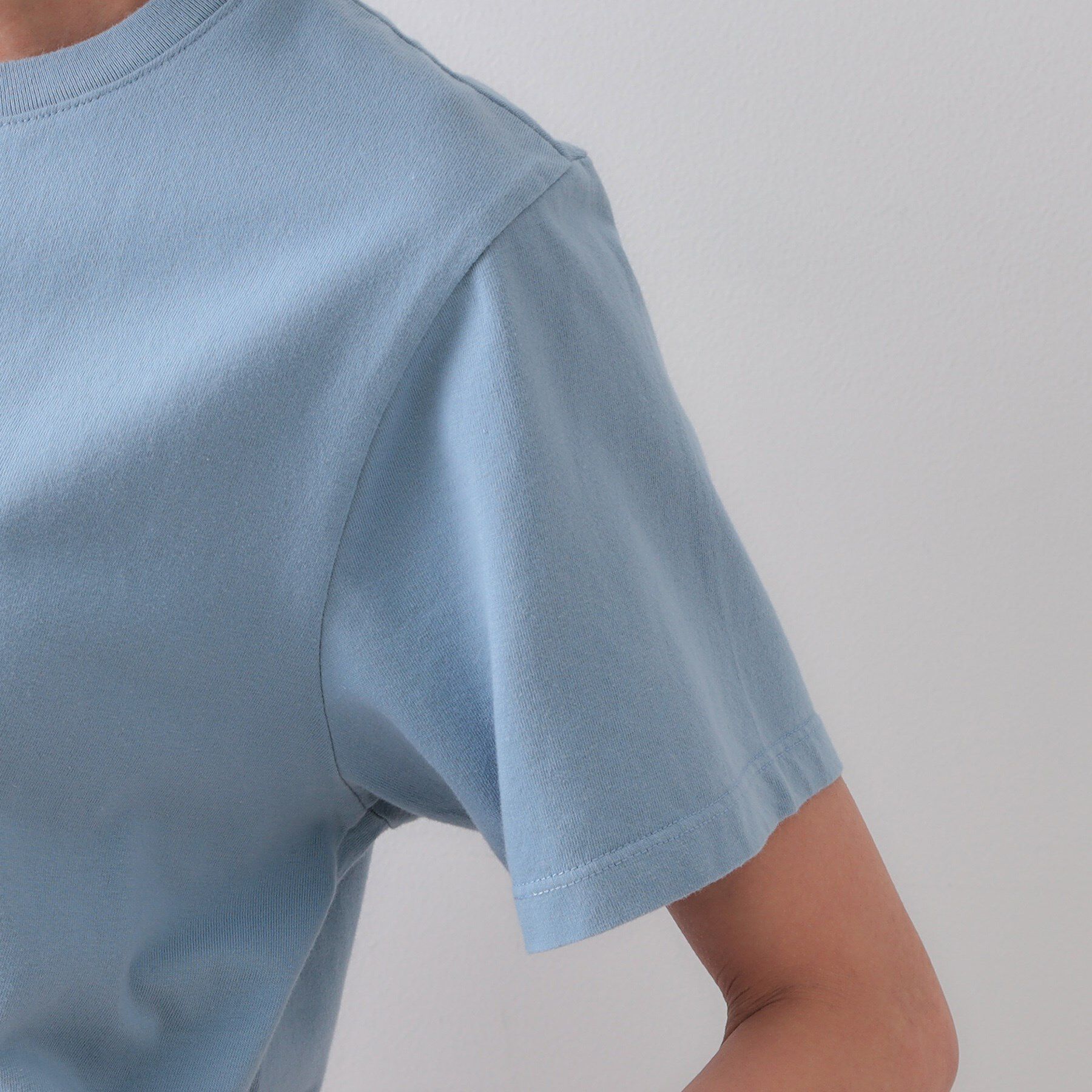 OPAQUE.CLIP「カラーロゴTシャツ【洗濯機洗い可】」|Tシャツ・カットソー|