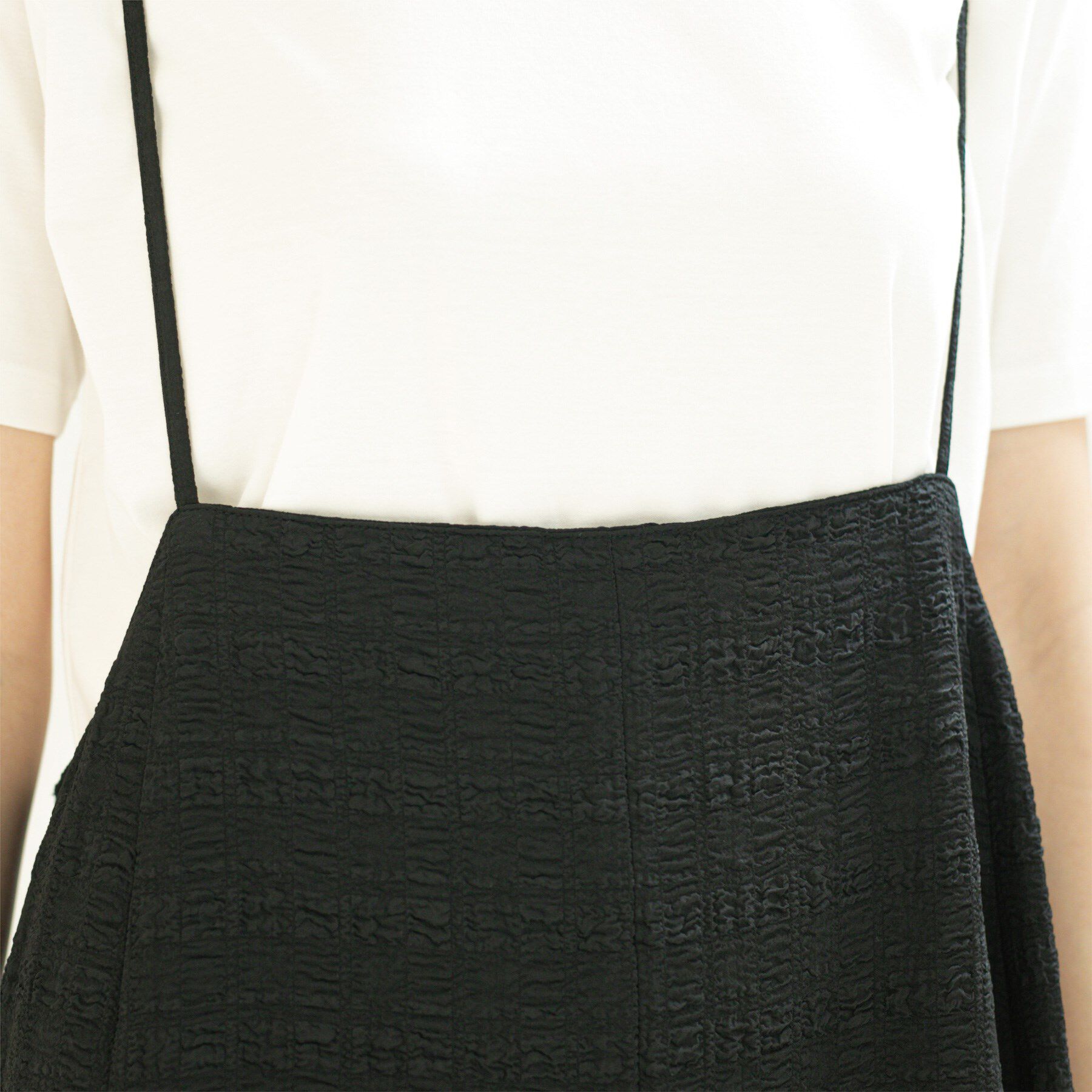 OPAQUE.CLIP「シアーチェックキャミワンピース【洗濯機洗い可】」|ワンピース|