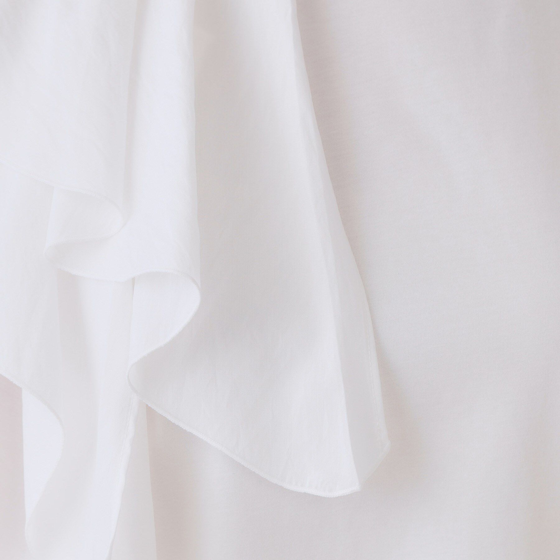 OPAQUE.CLIP「ショルダーフリルドッキングカットソー【洗濯機洗い可】」|Tシャツ・カットソー|