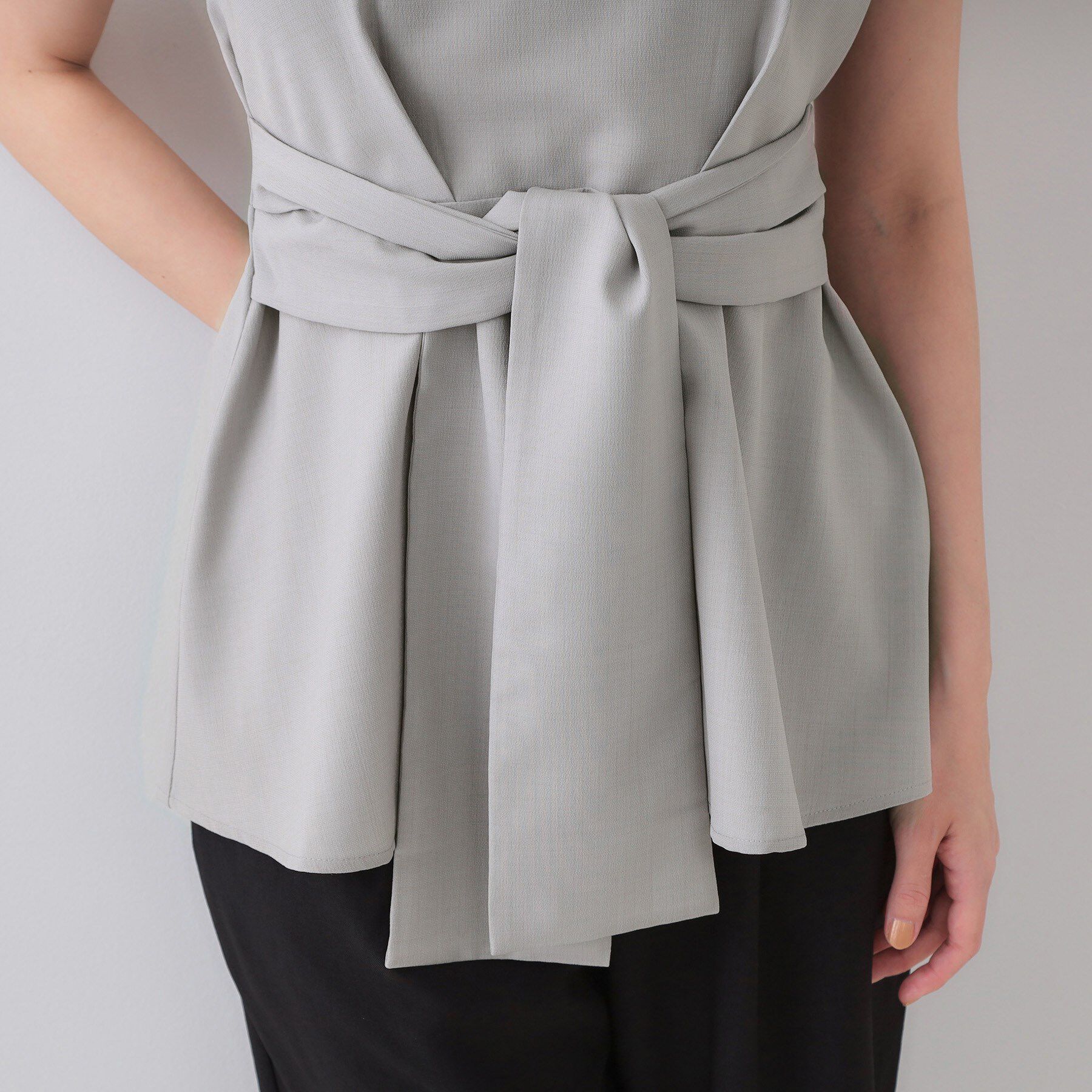 OPAQUE.CLIP「ビスチェドッキングカットソー【洗濯機洗い可】」|Tシャツ・カットソー|