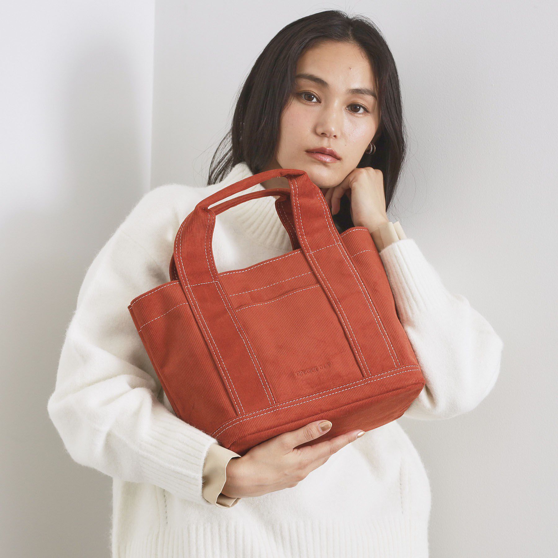 OPAQUE.CLIP「【2WAY／多ポケット】3層セパレートミドルトートバッグ」|トートバッグ|