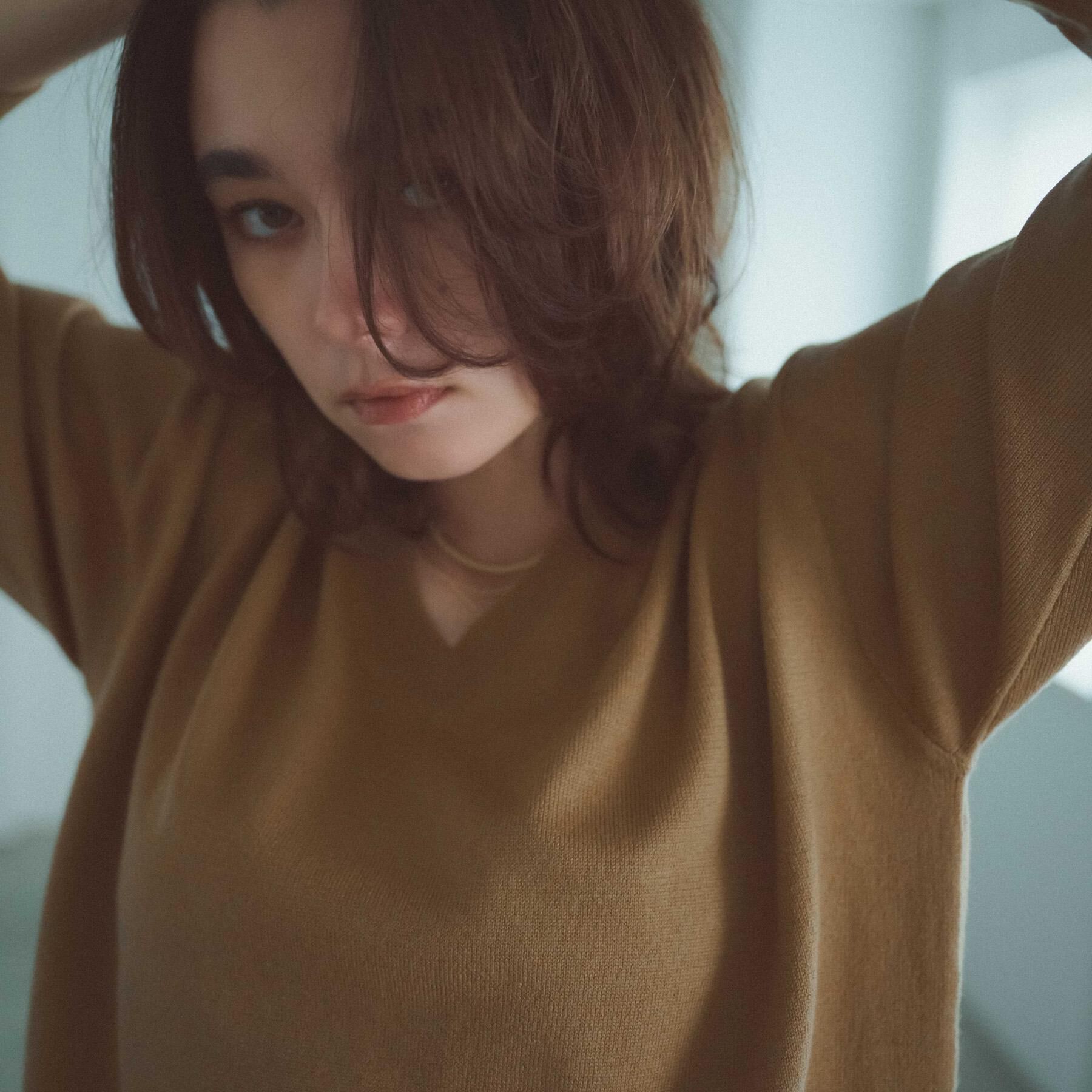 OPAQUE.CLIP「Vネックニット/エクストラファインメリノウール【THEシリーズ/洗濯機OK】」|ニット・セーター|