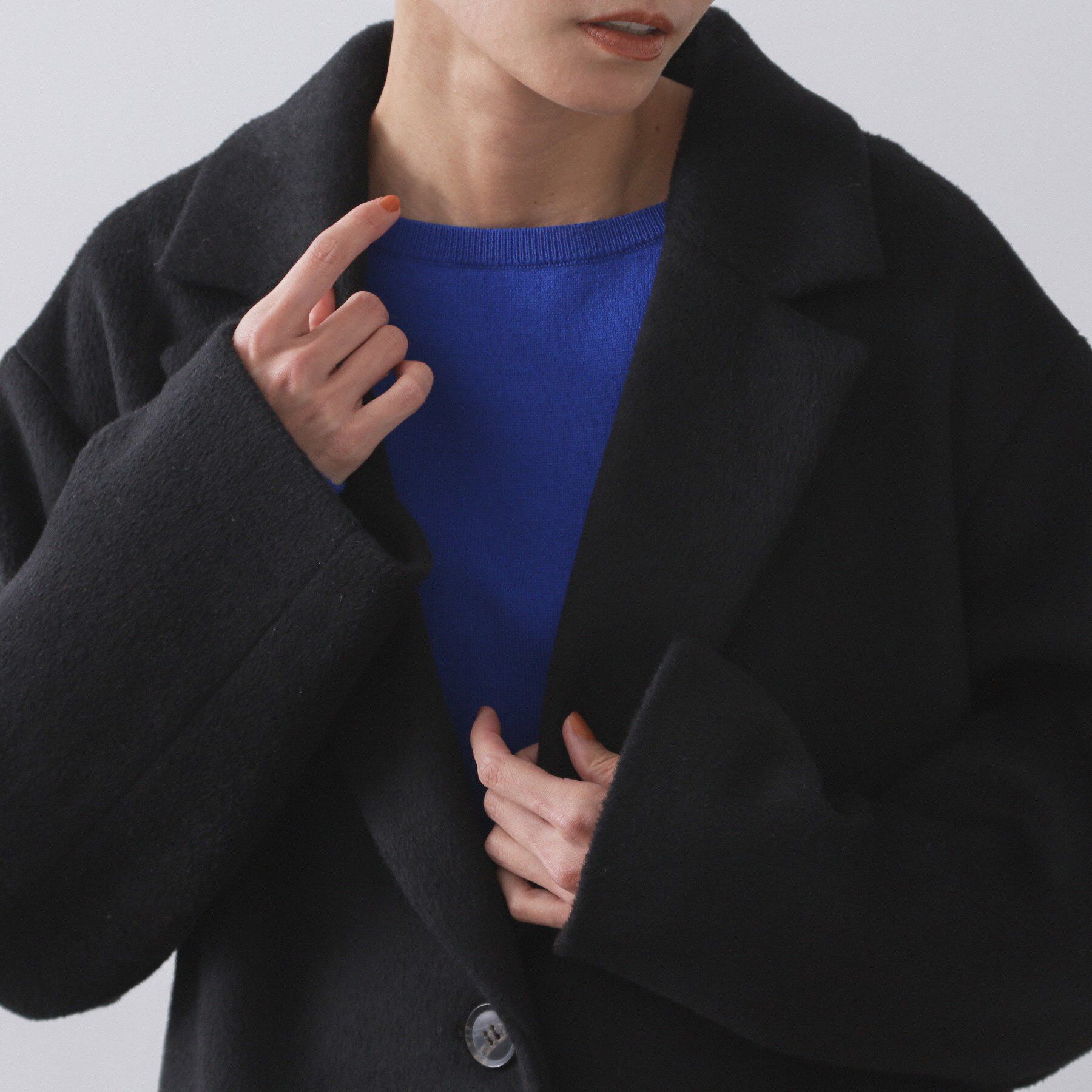 OPAQUE.CLIP「カシミヤブレンドウールチェスターコート」|チェスターコート|