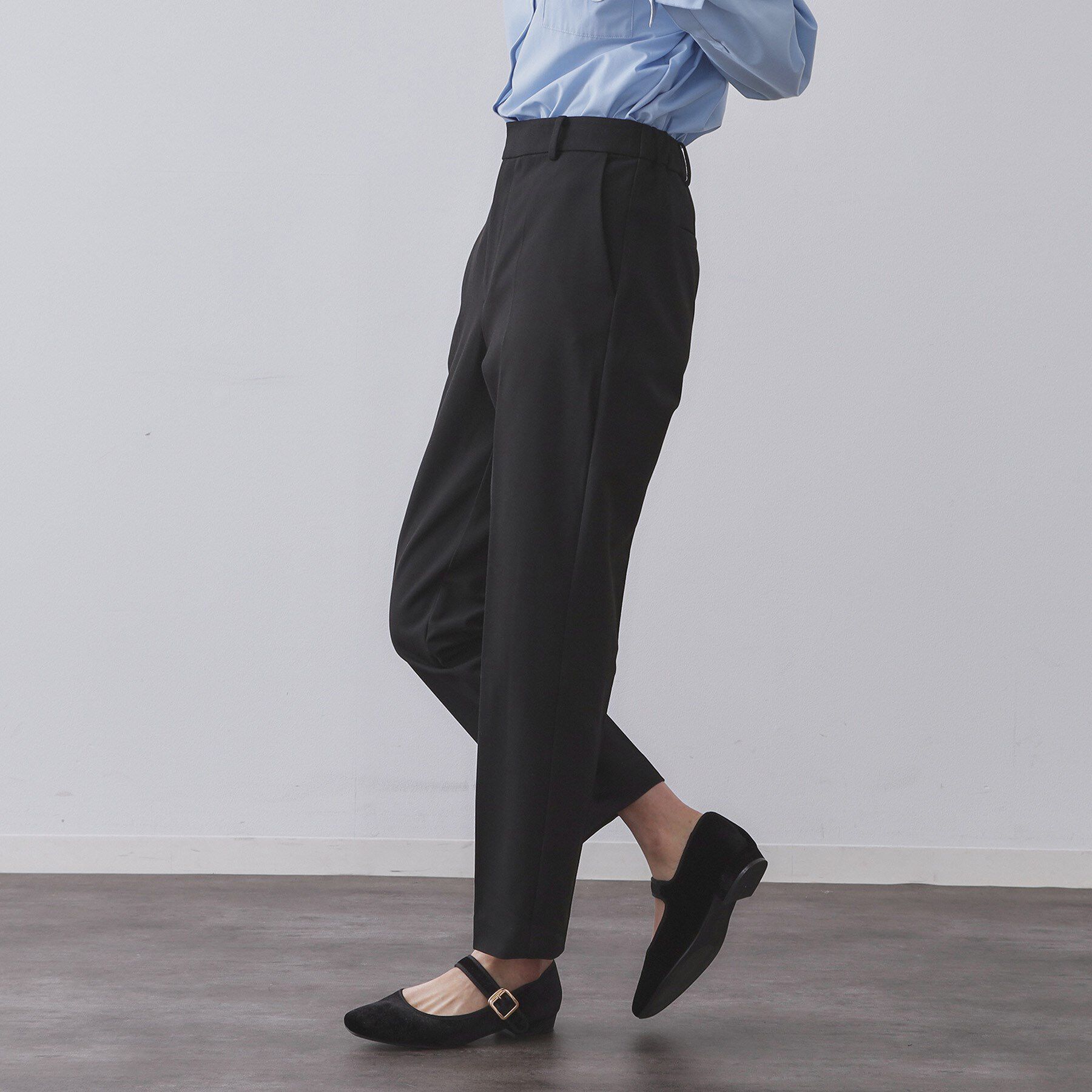 OPAQUE.CLIP「ウォームタッチ テーパードパンツ【洗濯機洗OK/ストレッチ】」|その他|