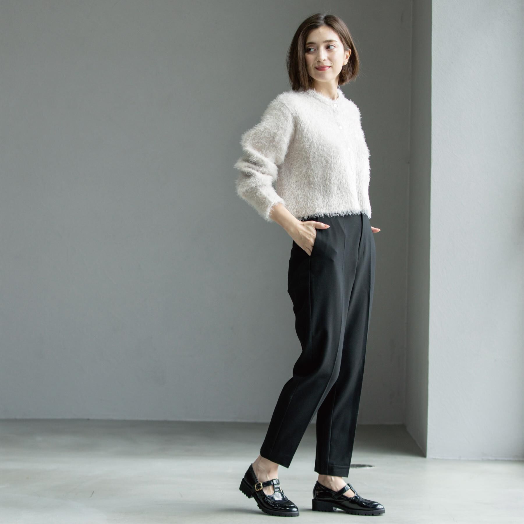 OPAQUE.CLIP「ウォームタッチ テーパードパンツ【洗濯機洗OK/ストレッチ】」|その他|