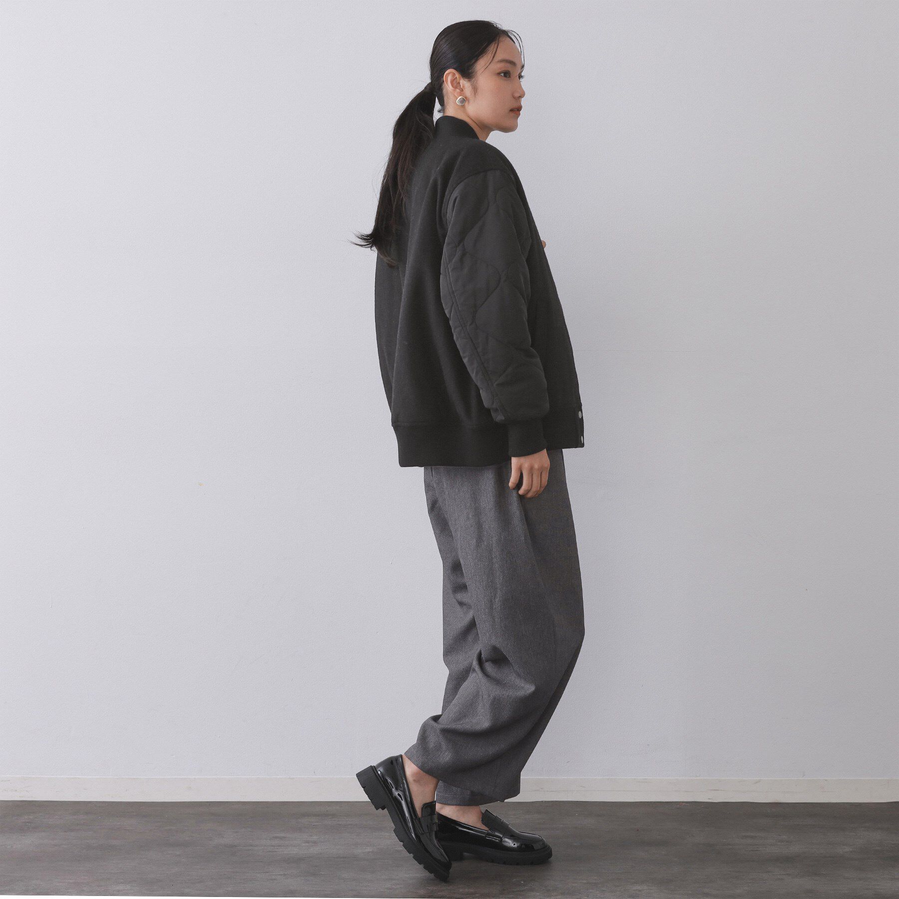 OPAQUE.CLIP「《リバーシブル》キルティングブルゾン」|ブルゾン・スタジャン|