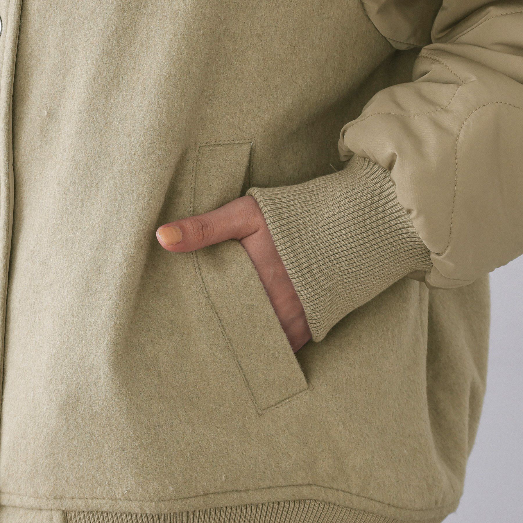 OPAQUE.CLIP「《リバーシブル》キルティングブルゾン」|ブルゾン・スタジャン|