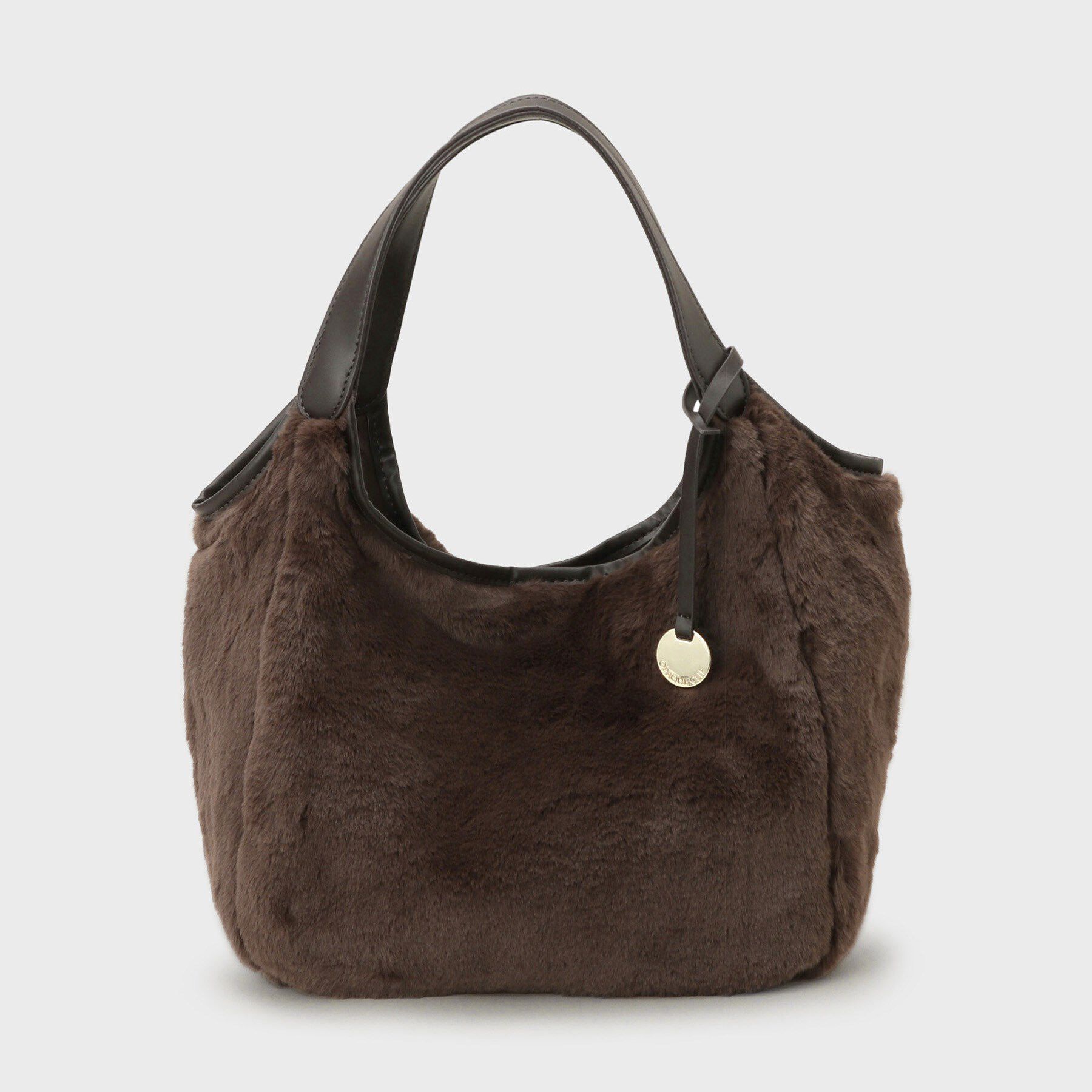 OPAQUE.CLIP「【フェイクファー／キルティング】くり手ミドルトートバッグ」|トートバッグ|