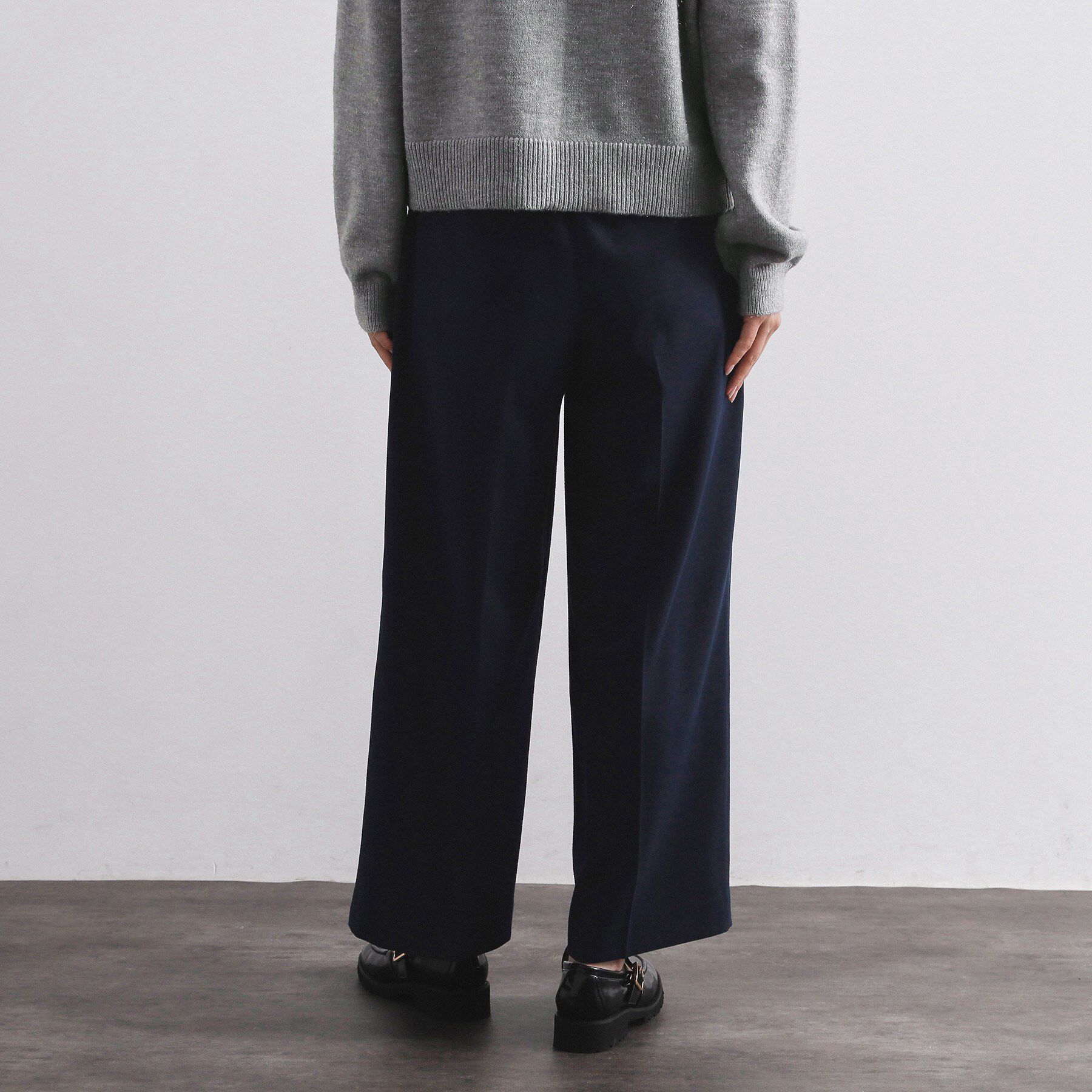 OPAQUE.CLIP「カルゼタックワイドパンツ【洗濯機OK】」|その他|