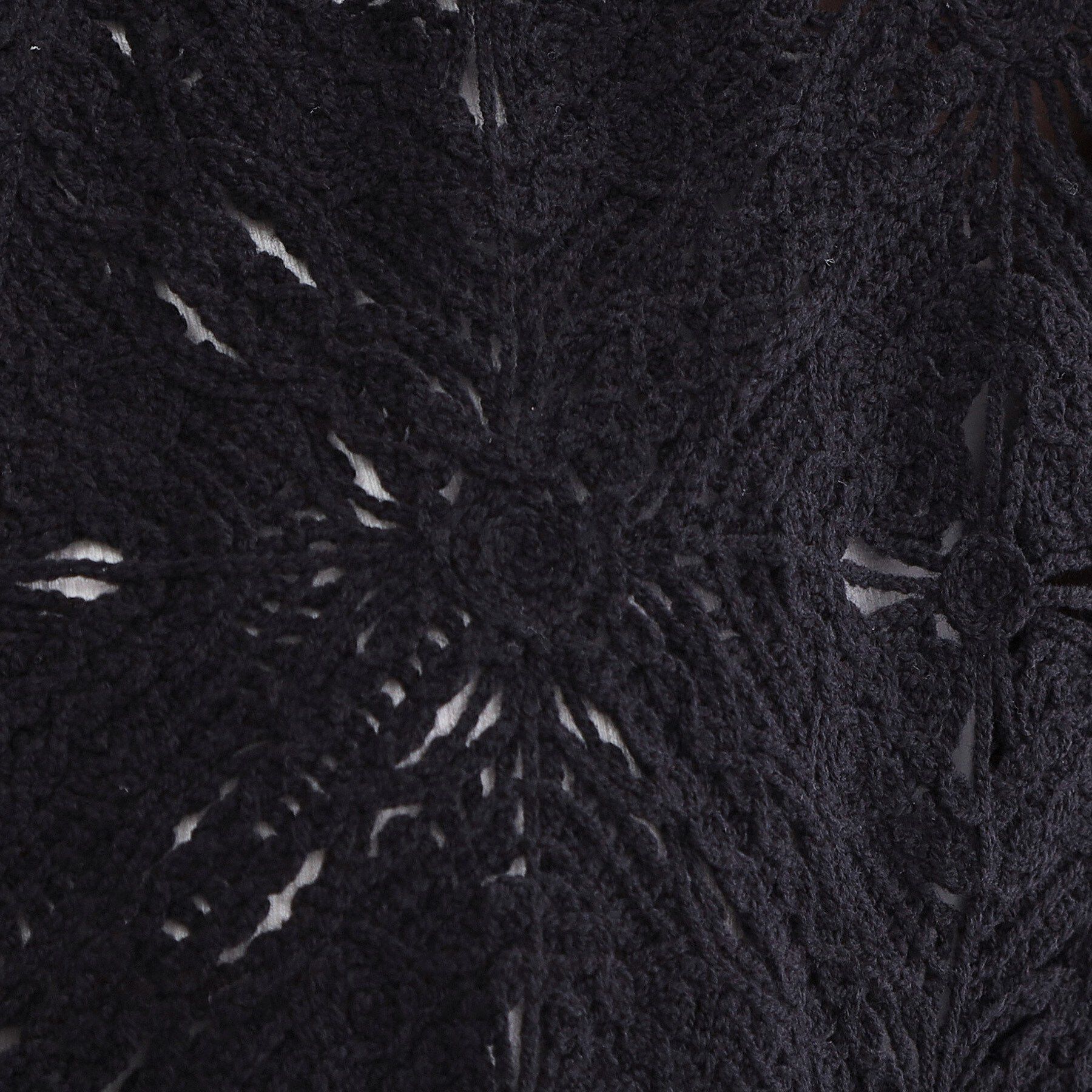 OPAQUE.CLIP「かぎ針風ニットカーディガン【洗濯機OK】」|カーディガン|