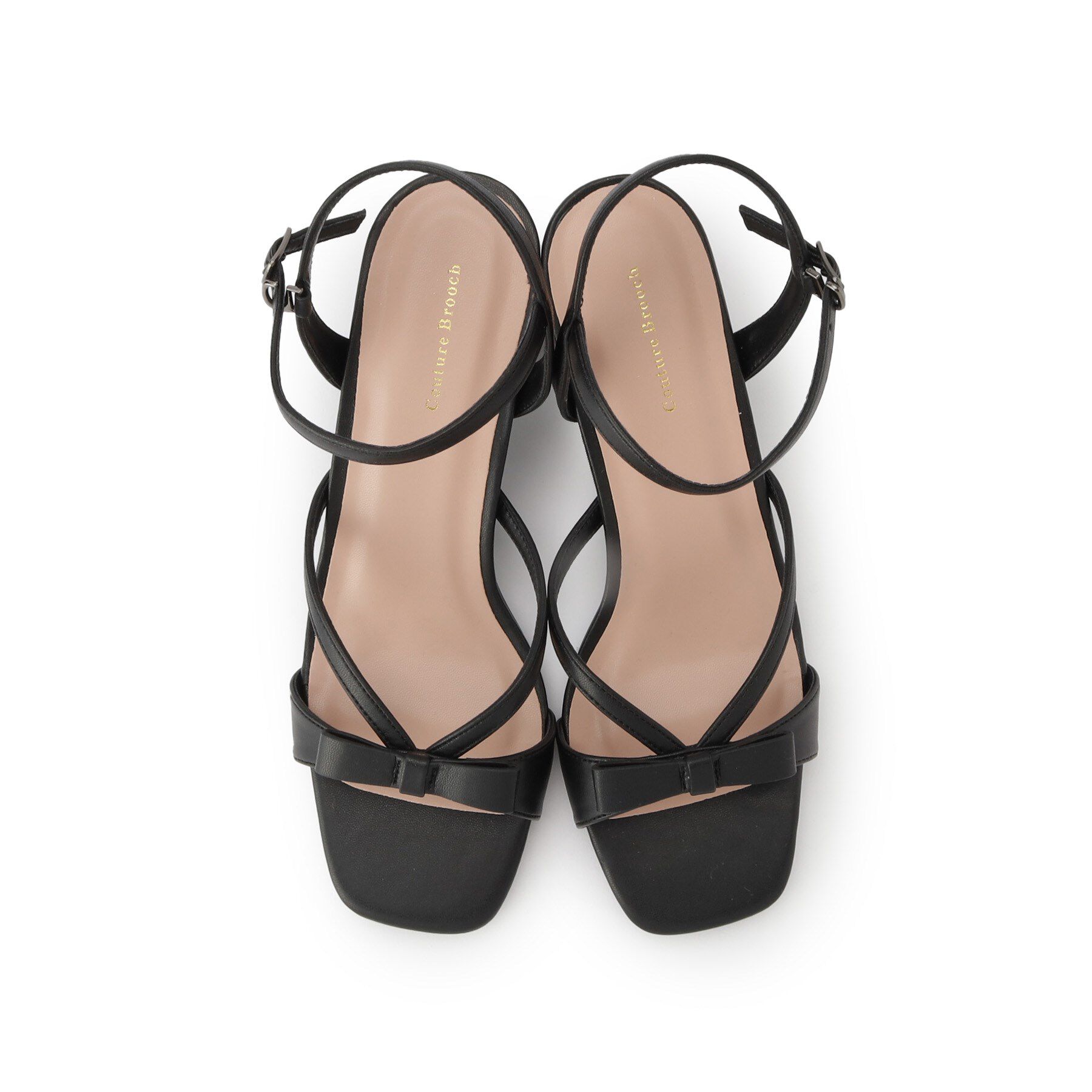 Couture broach「リボンデザインサンダル」|サンダル|