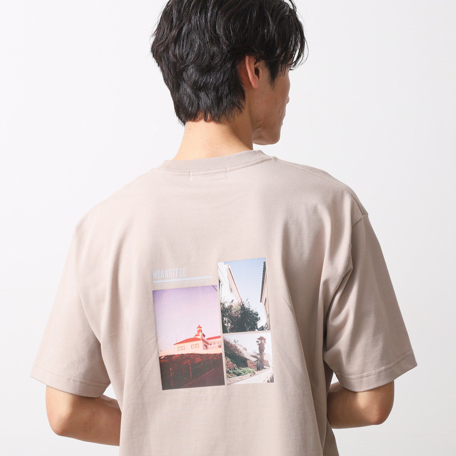 THE SHOP TK「【旅するTシャツ】フォトプリント マシンウォッシャブル／サスティナブル」|Tシャツ・カットソー|ベージュ(052)
