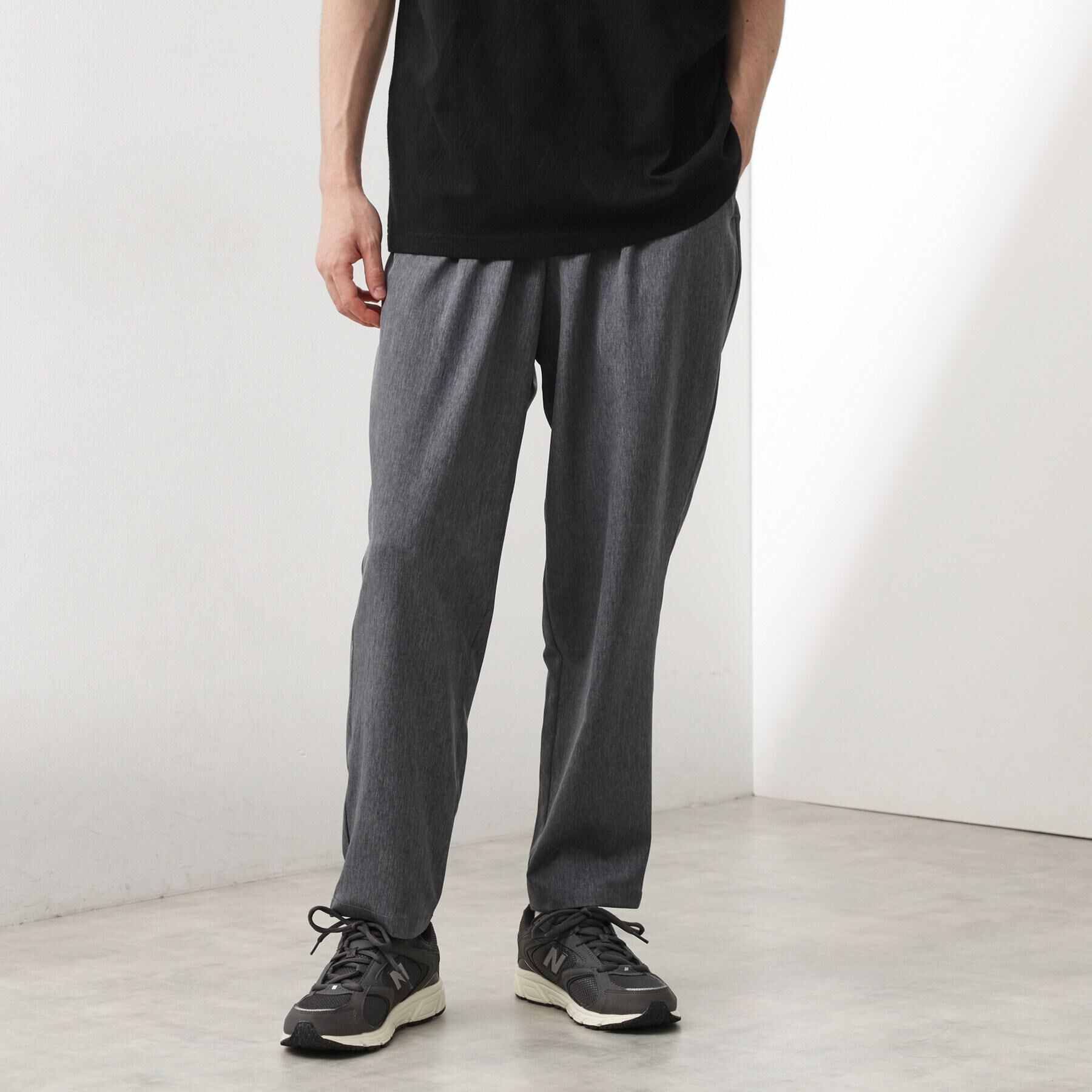 THE SHOP TK「スムースファイバーワイドイージーパンツ 【セットアップ可／UVカット／イージーケア／洗濯機OK】」|その他|