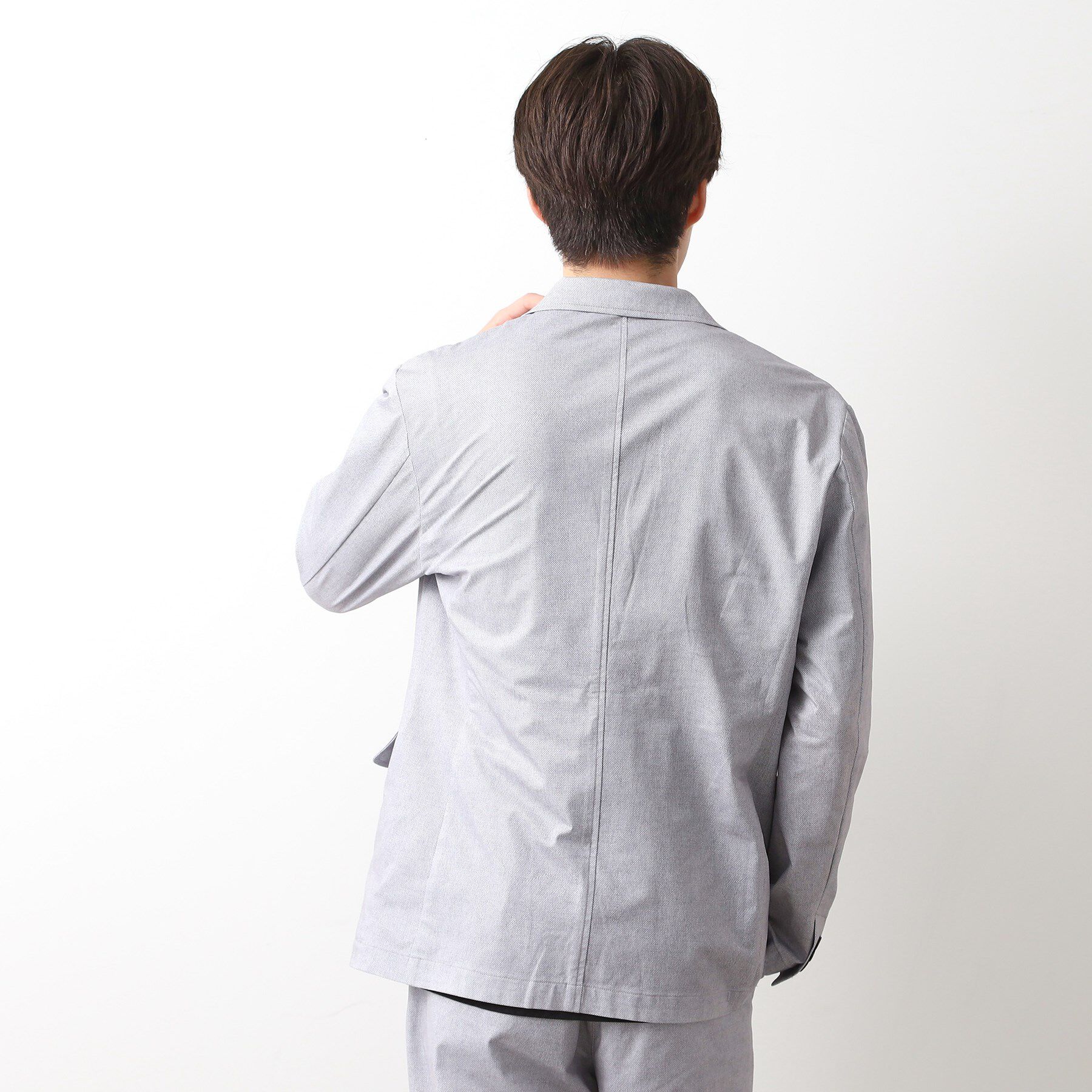 THE SHOP TK「スマートムーブメッシュバーズアイジャケット【軽量/洗濯機OK/セットアップ可】」|テーラードジャケット|