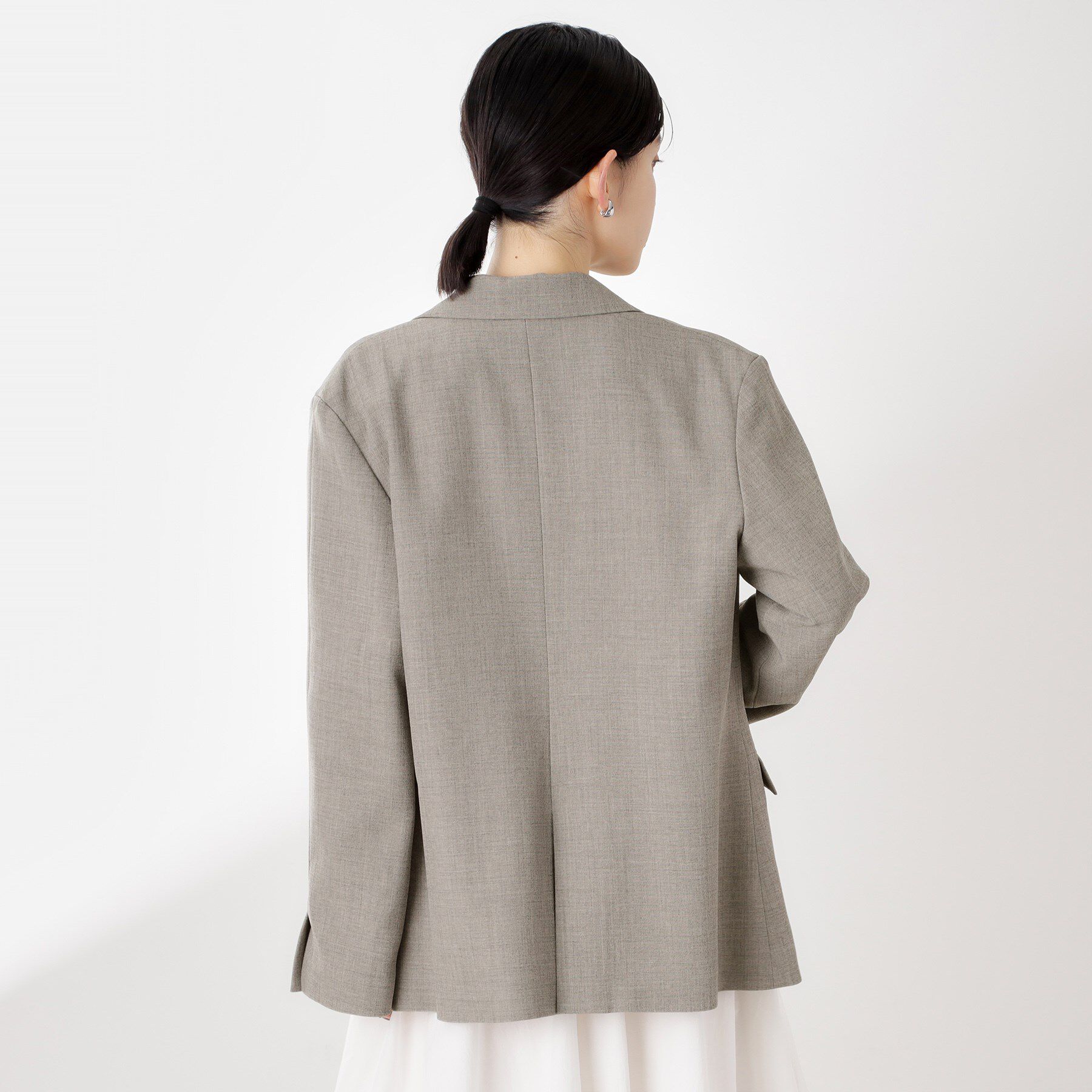 THE SHOP TK「【今羽織るなら】ダブルブレストジャケット【セットアップ可/洗える】」|テーラードジャケット|