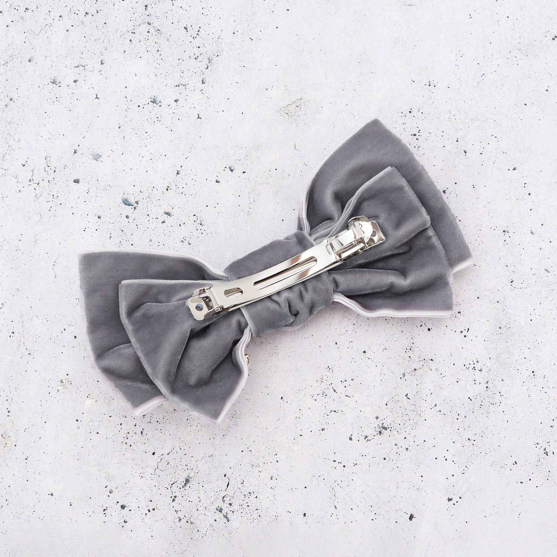 THE SHOP TK「【華やか＆上品】ビジューベロアリボンバレッタ」|その他|