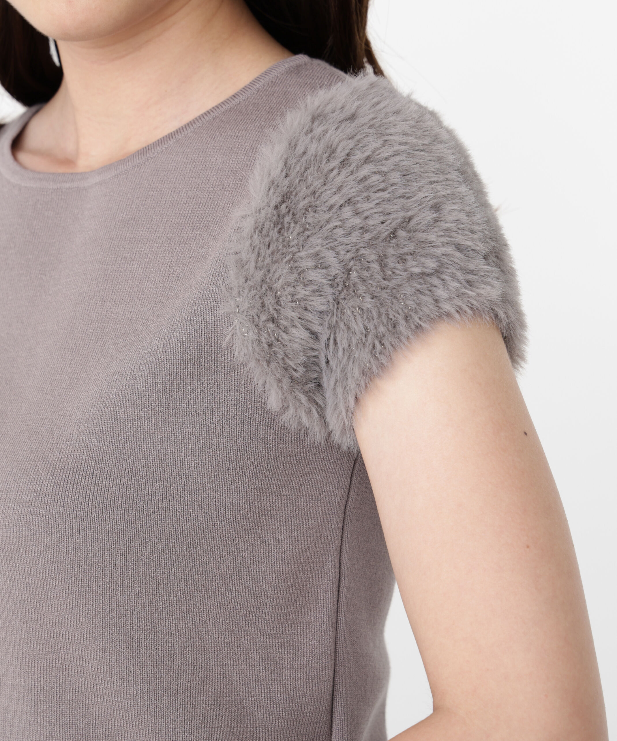 PROPORTION BODY DRESSING「＜ハンドウォッシャブル＞ドッキングスリーブニット」|ニット・セーター|