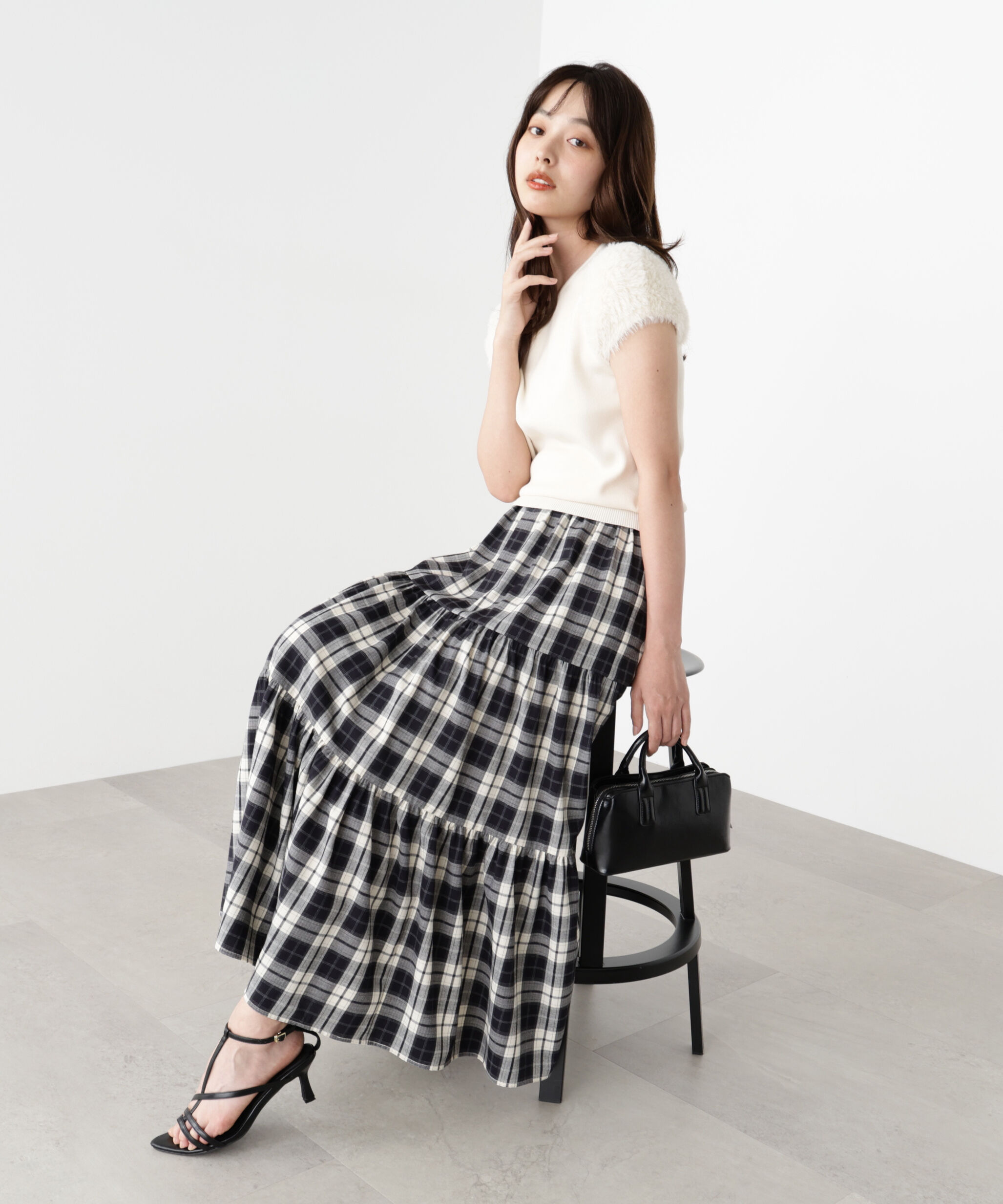 PROPORTION BODY DRESSING「＜ハンドウォッシャブル＞ドッキングスリーブニット」|ニット・セーター|