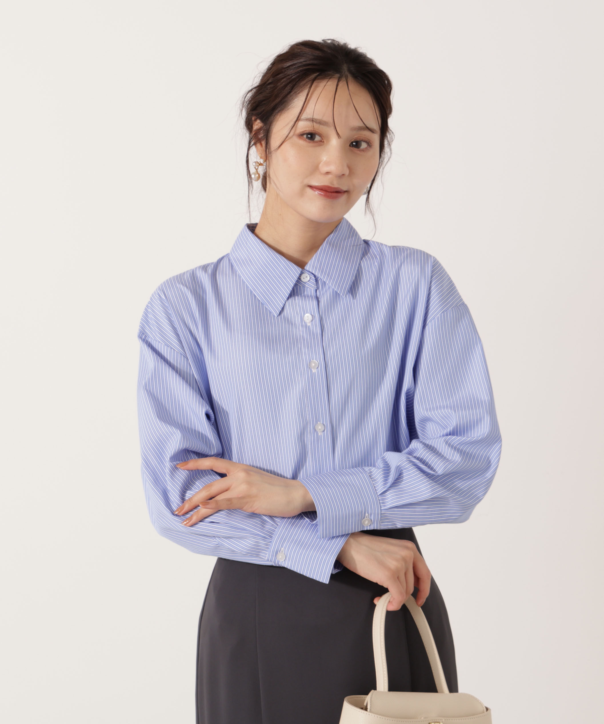 PROPORTION BODY DRESSING「＜ウォッシャブル＞ベーシックシャツ」|シャツ・ブラウス|