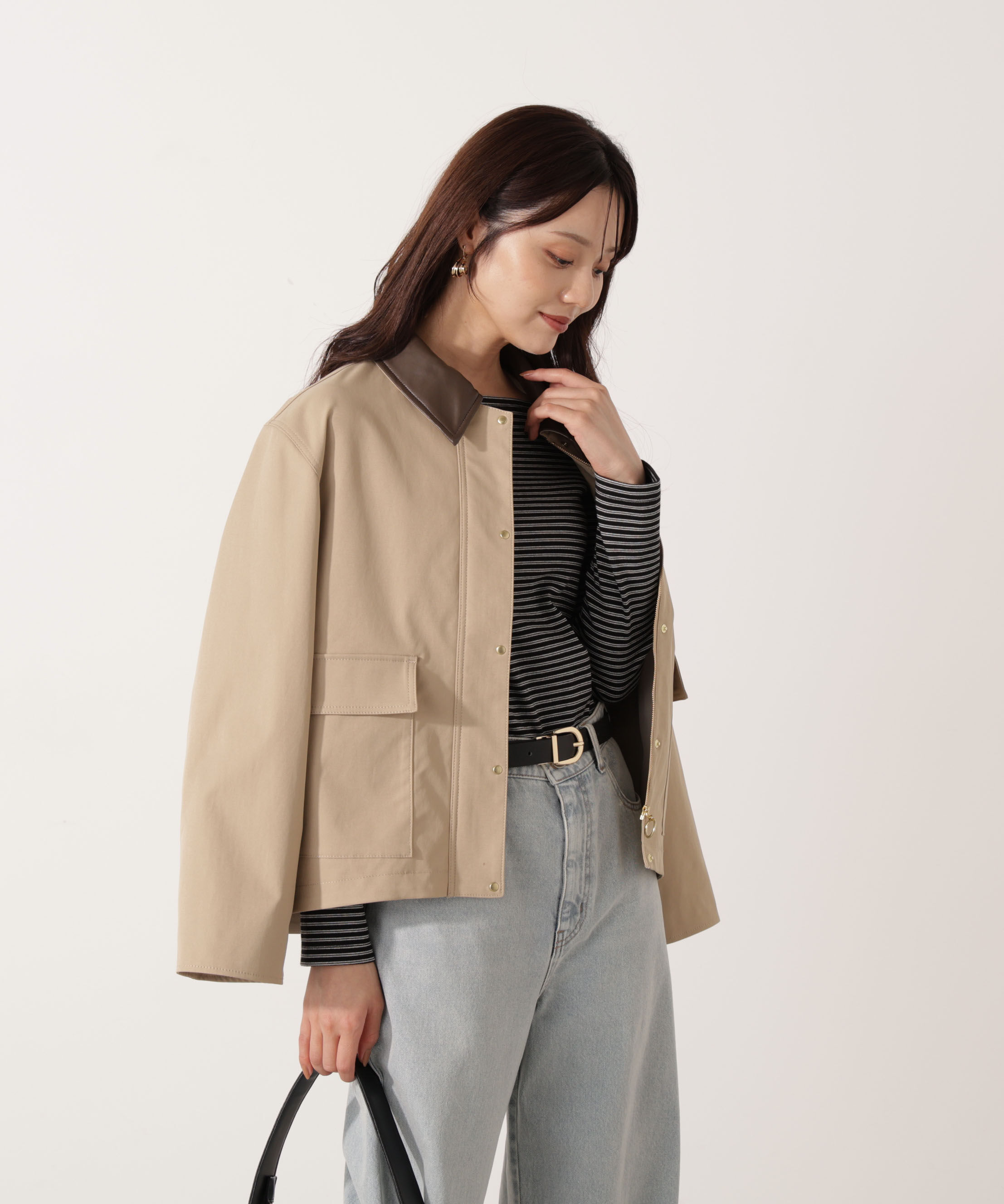 PROPORTION BODY DRESSING「＜ハンドウォッシャブル＞オフショルカットソー」|Tシャツ・カットソー|