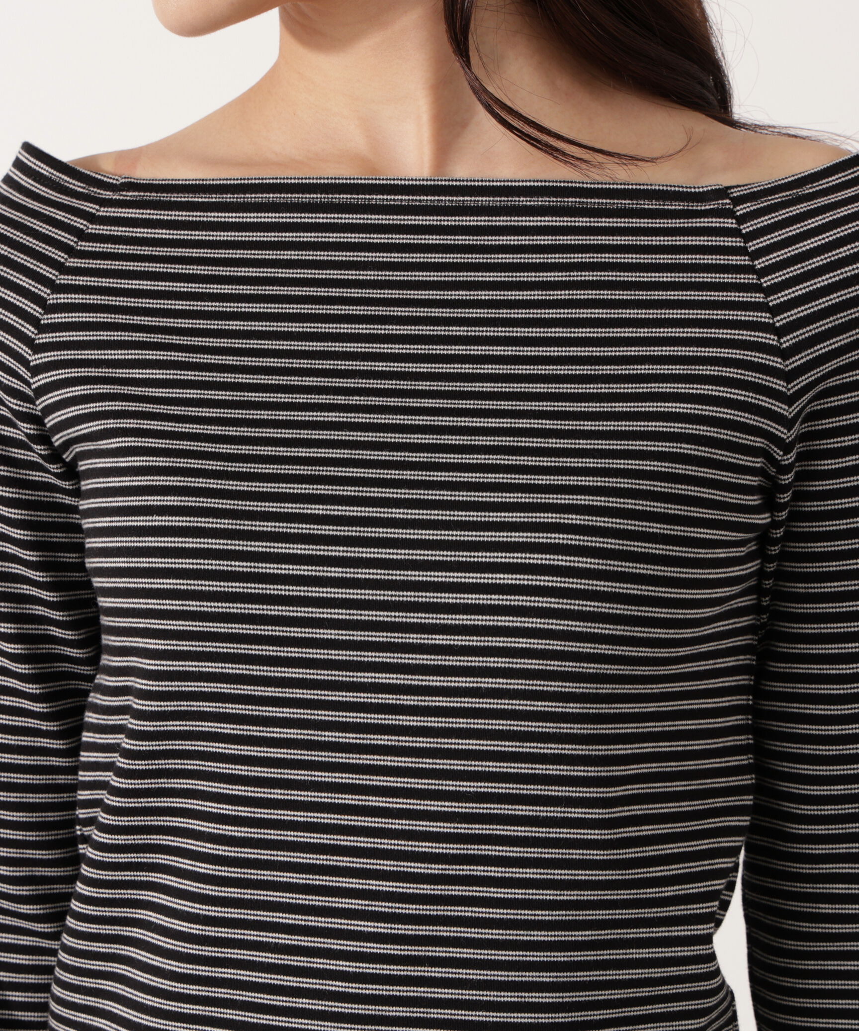 PROPORTION BODY DRESSING「＜ハンドウォッシャブル＞オフショルカットソー」|Tシャツ・カットソー|