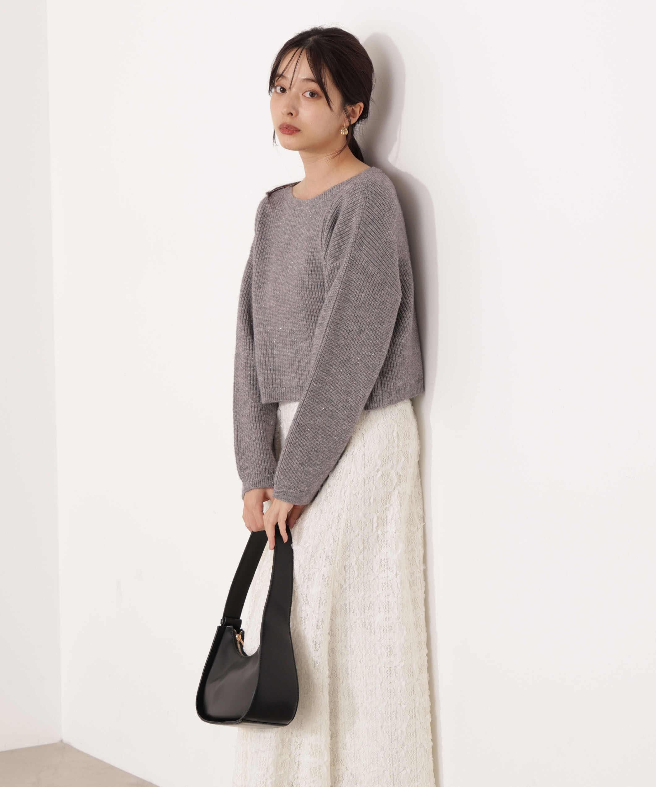 PROPORTION BODY DRESSING「アンジェリーナボックスニット  25AW 」|ニット・セーター|