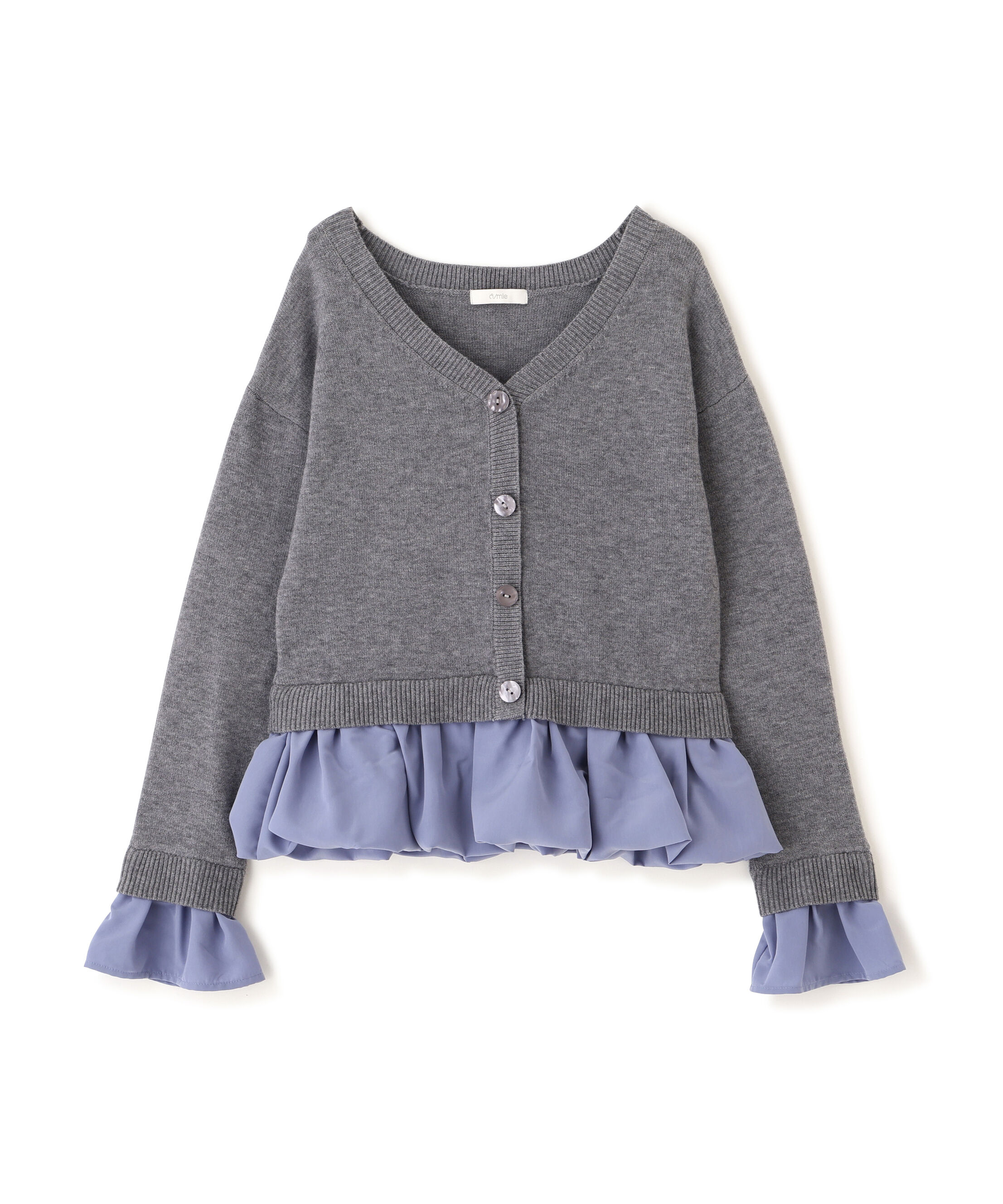 PROPORTION BODY DRESSING「＜ウォッシャブル＞バルーンペプラムニット 25AW」|ニット・セーター|