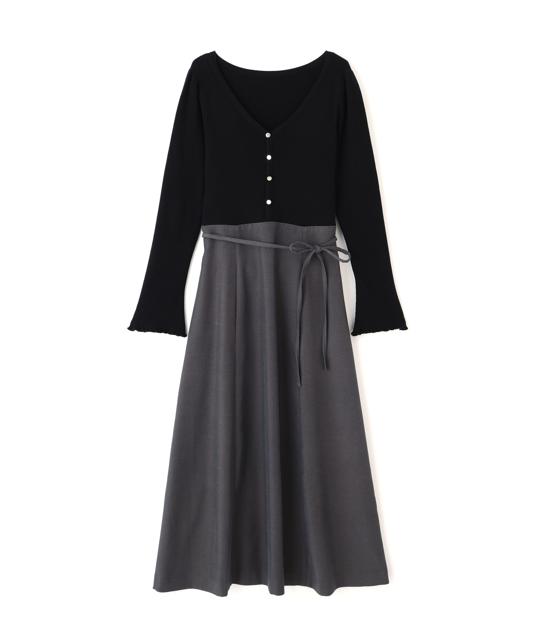 PROPORTION BODY DRESSING「ニットドッキングレディーワンピース 25AW」|ワンピース|