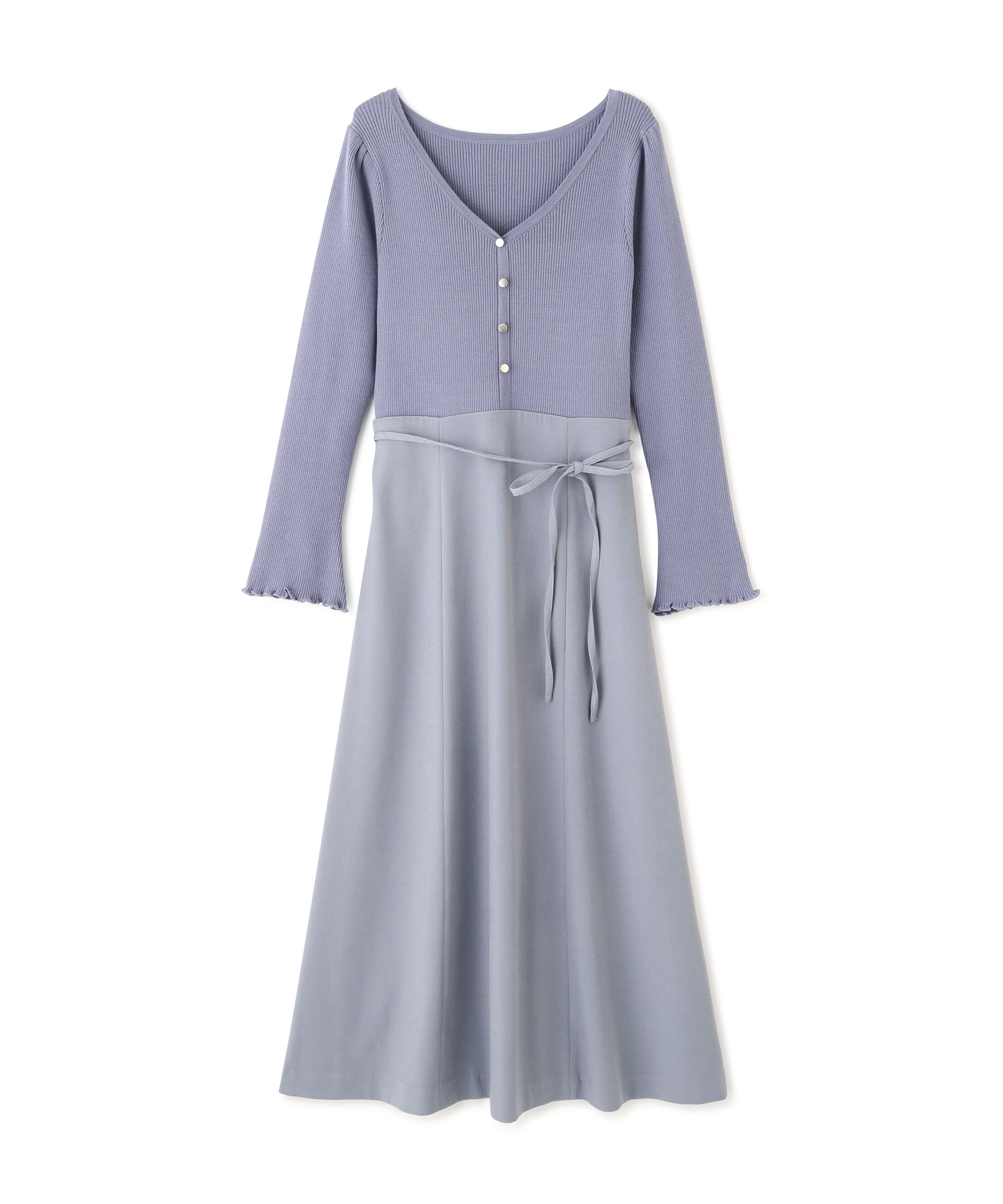 PROPORTION BODY DRESSING「ニットドッキングレディーワンピース 25AW」|ワンピース|