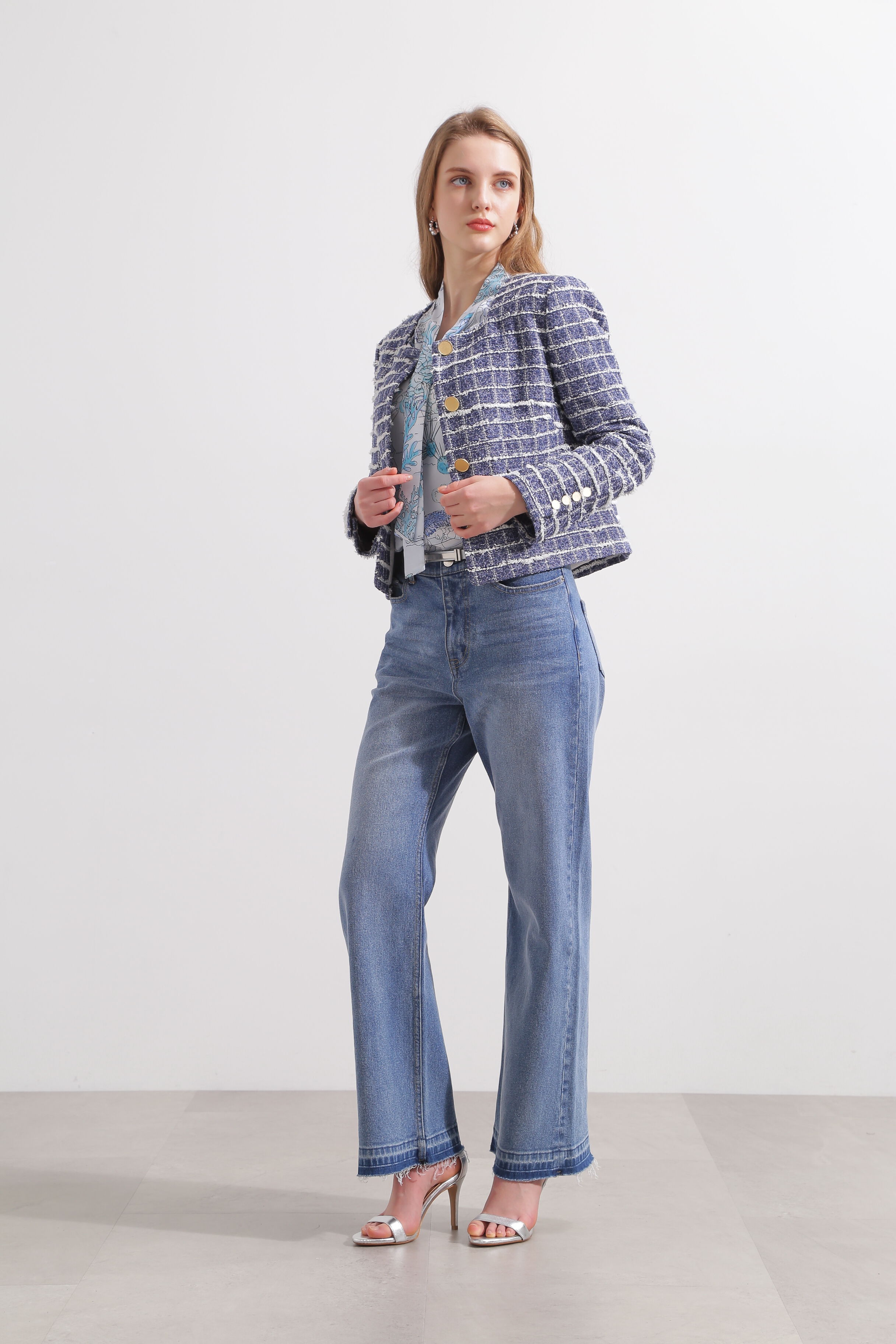  「セミワイドデニムパンツ」|その他|