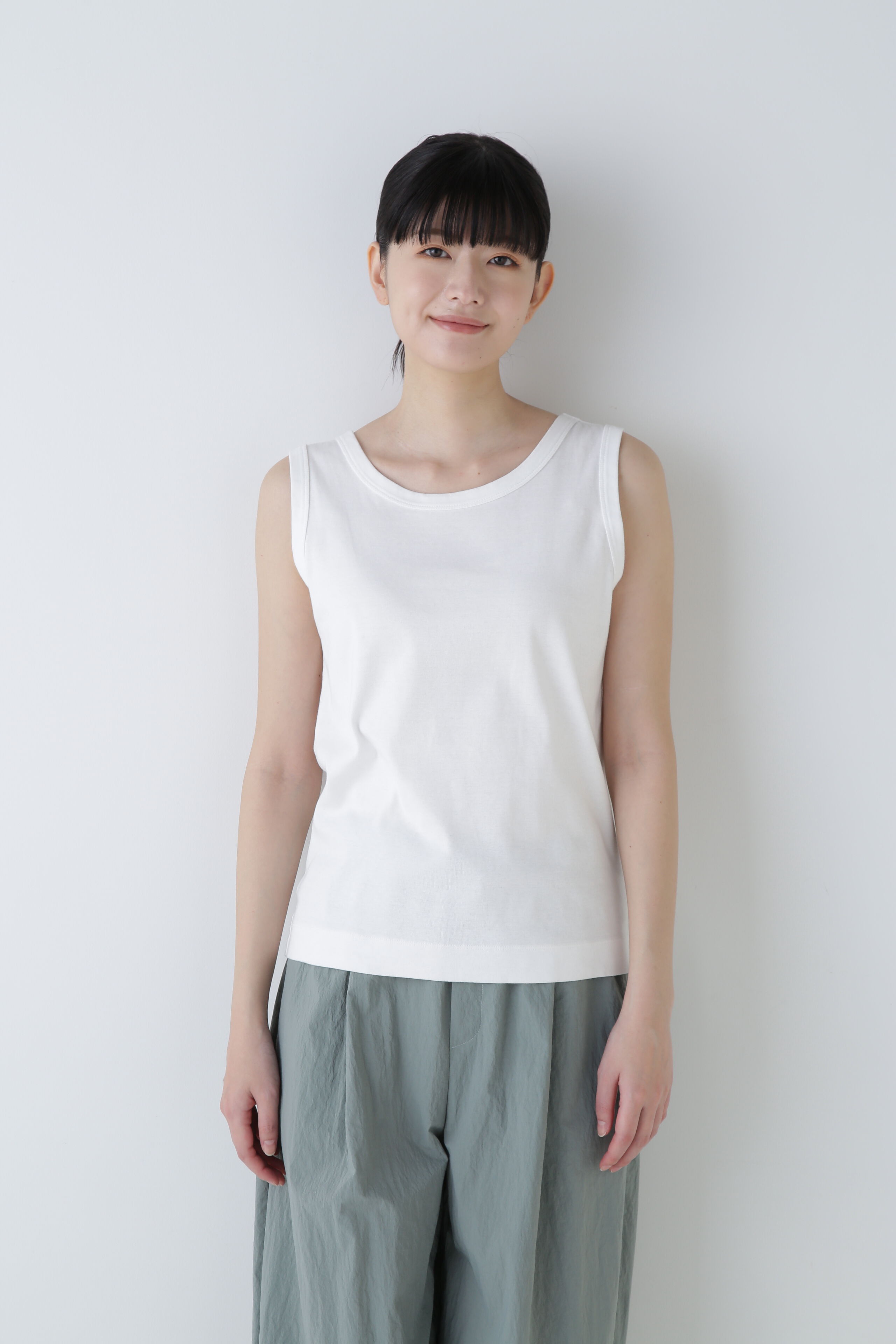  「オーガニックコットンタンクトップ」|Tシャツ・カットソー|