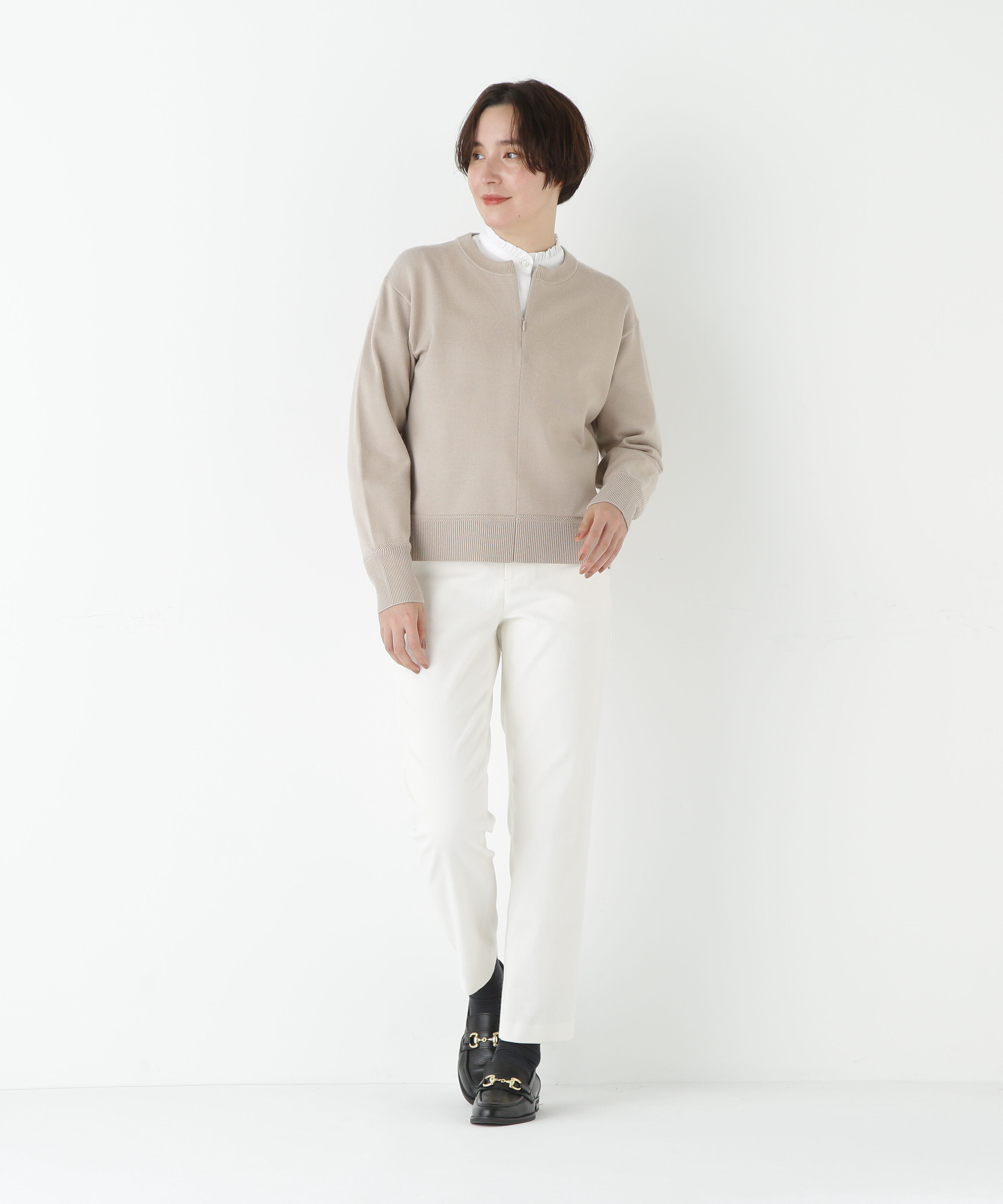  「◆ピケスエードスリムストレートパンツ」|その他|