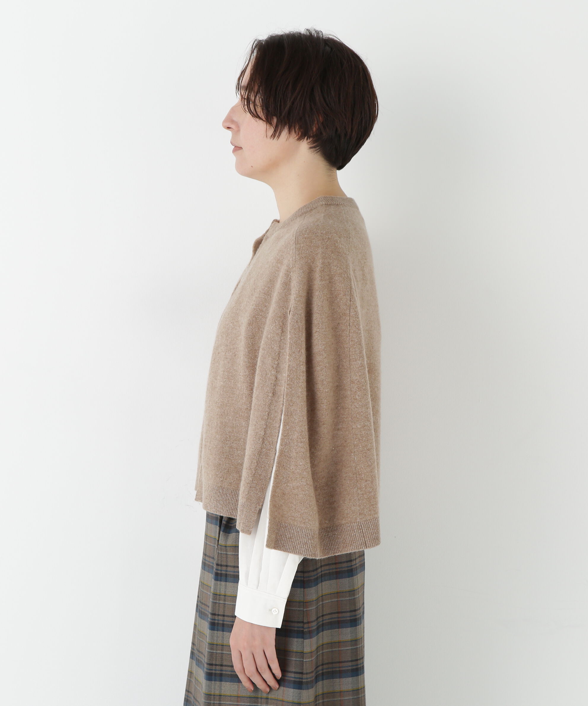  「◆ハイゲージウールケープニット」|ニット・セーター|