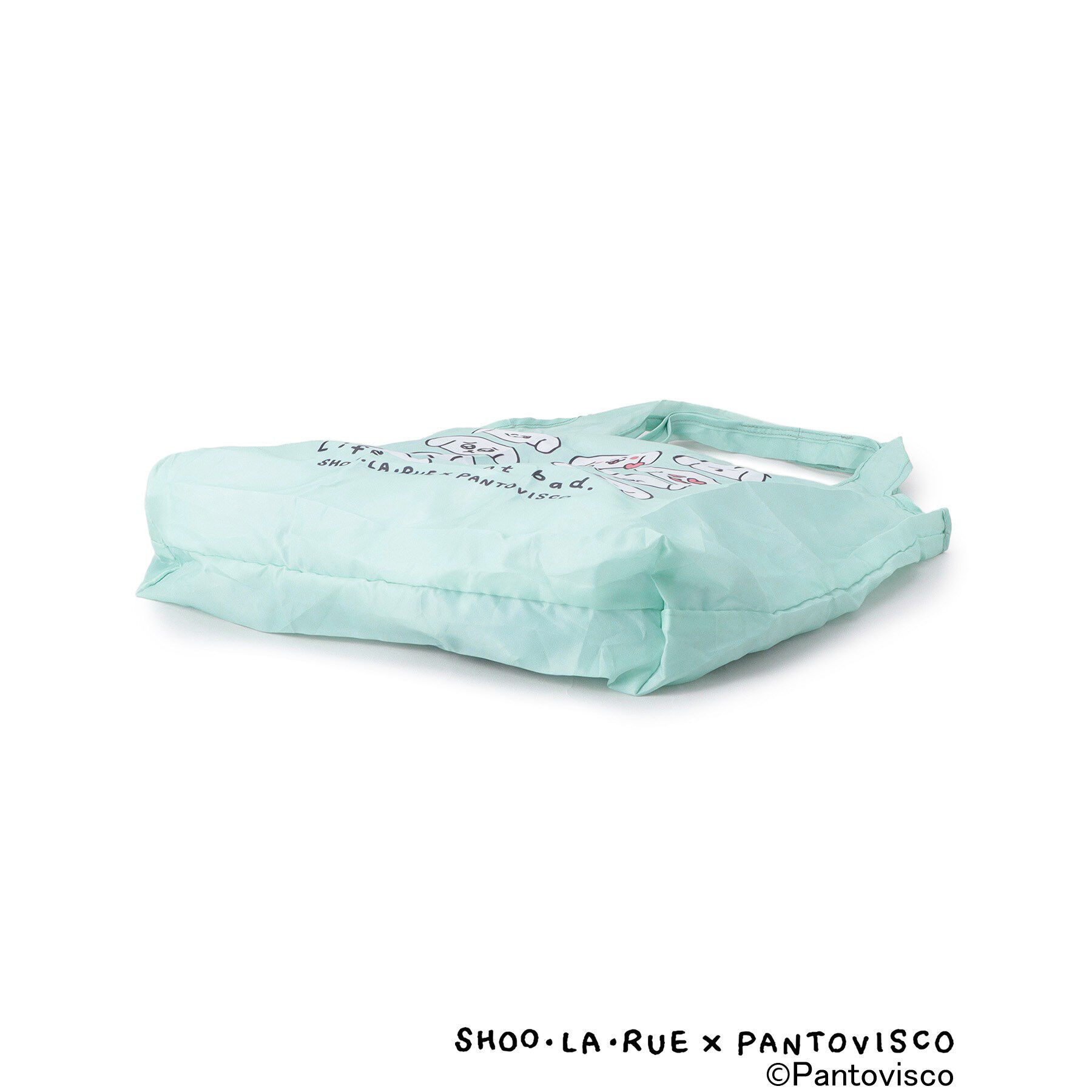 SHOO･LA･RUE「【パントビスコ／ぺろち】しまえるエコバッグ」|エコバッグ|