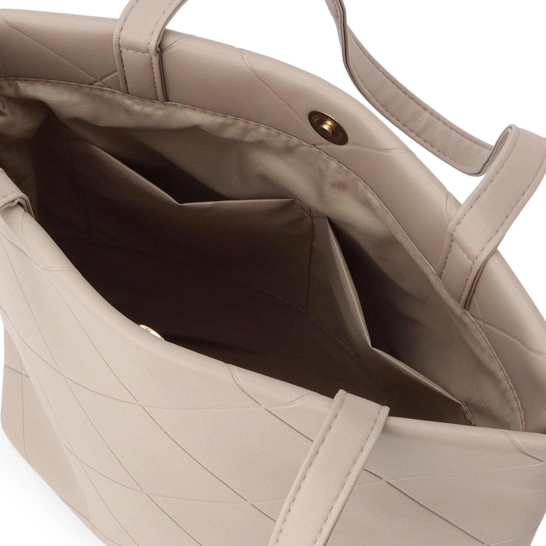 SHOO･LA･RUE「バイアスチェック型押しトートバッグ」|トートバッグ|