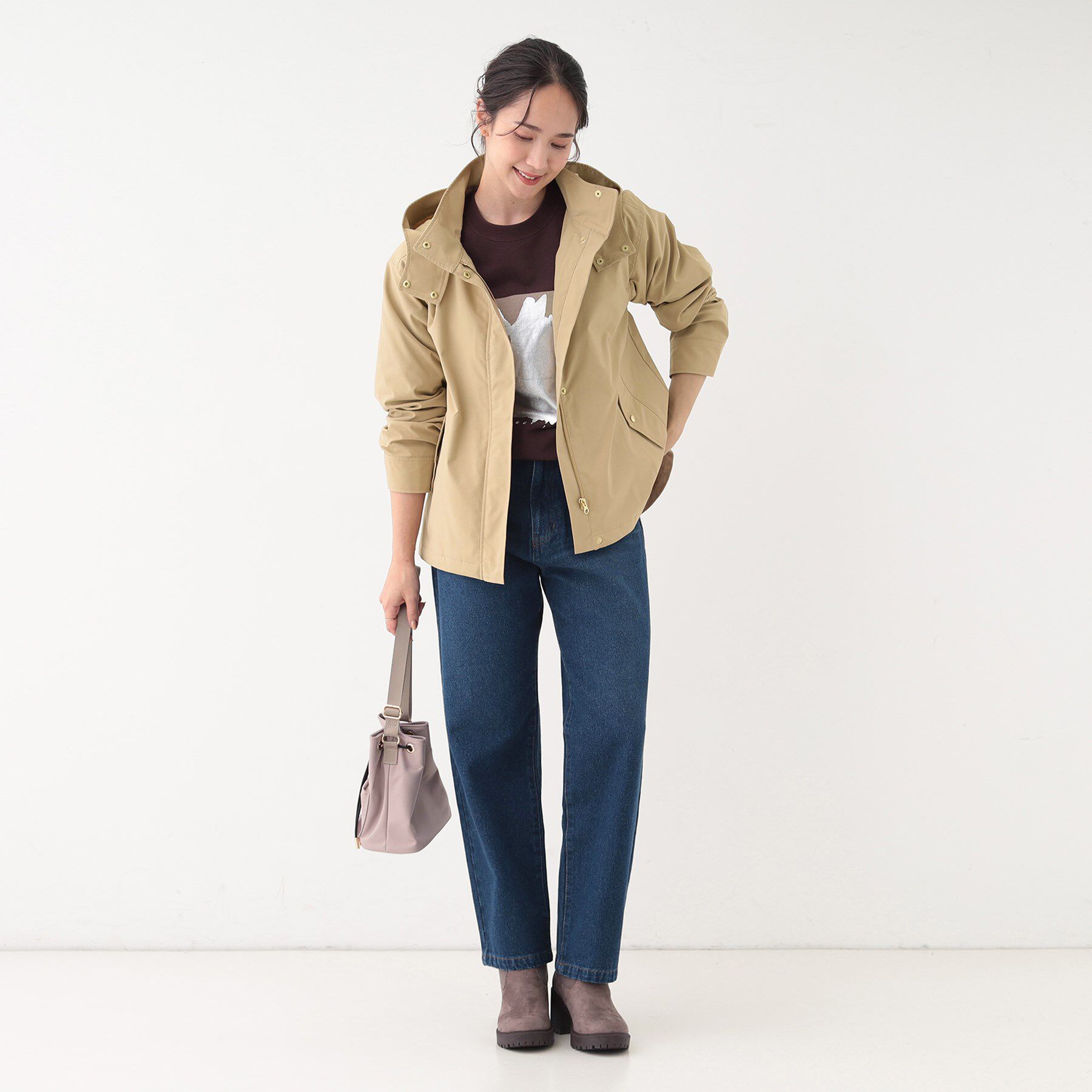 SHOO･LA･RUE「【撥水/マルチWAY】フェイクファーライナー付き 欲張りマンパ」|ブルゾン・スタジャン|