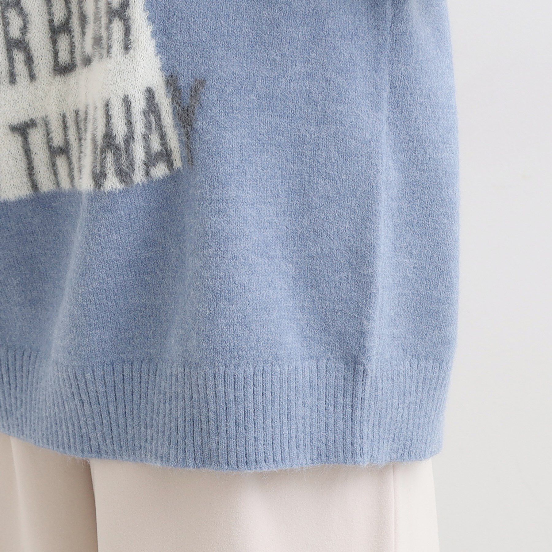 SHOO･LA･RUE「【旭山動物園応援商品】ゆるアニマル ふわふわジャカードニット」|ニット・セーター|