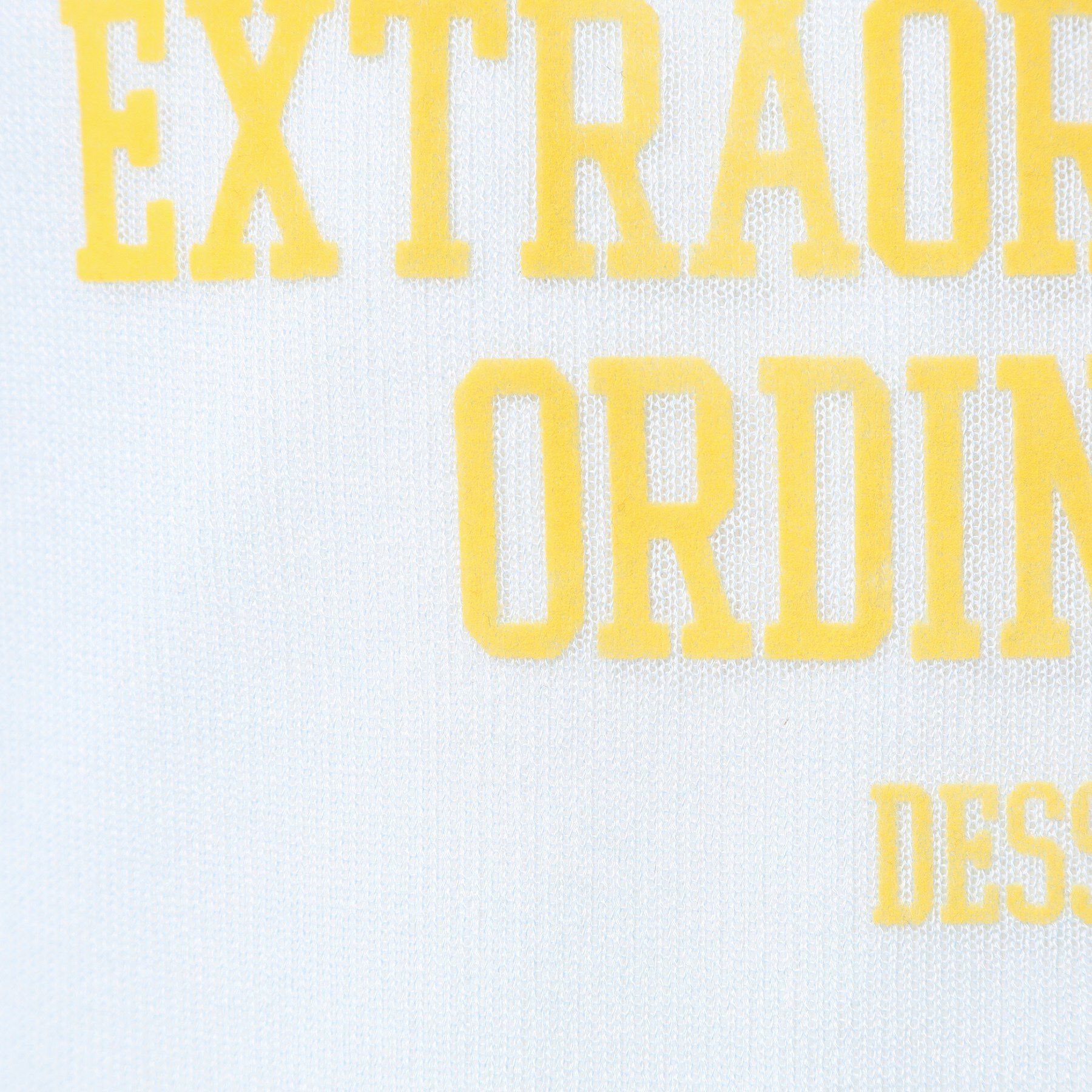 Dessin「【洗える】シースルーロゴニット」|ニット・セーター|