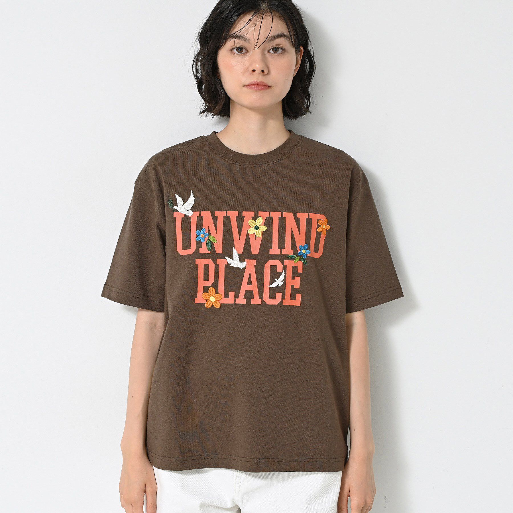 Dessin「ロゴ刺繍Tシャツ」|Tシャツ・カットソー|