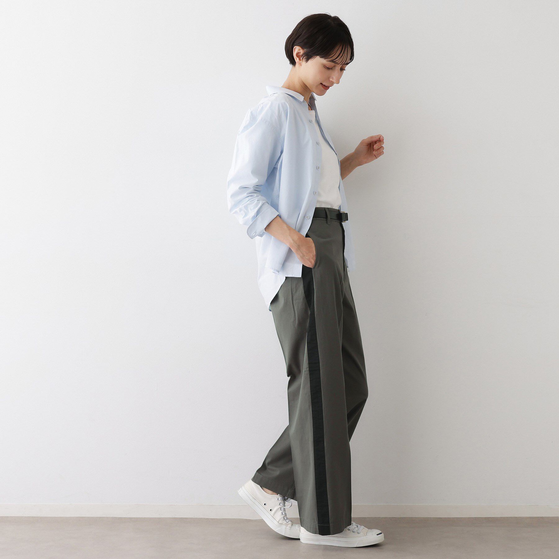 Dessin「【洗える】サイドラインコットンパンツ」|その他|